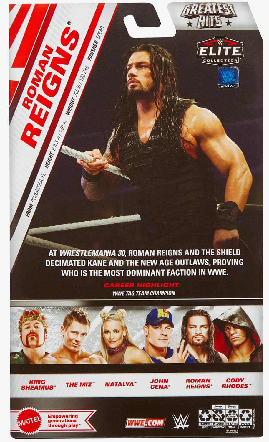 Roman Reigns WWE Elite Collection Greatest Hits Series #5