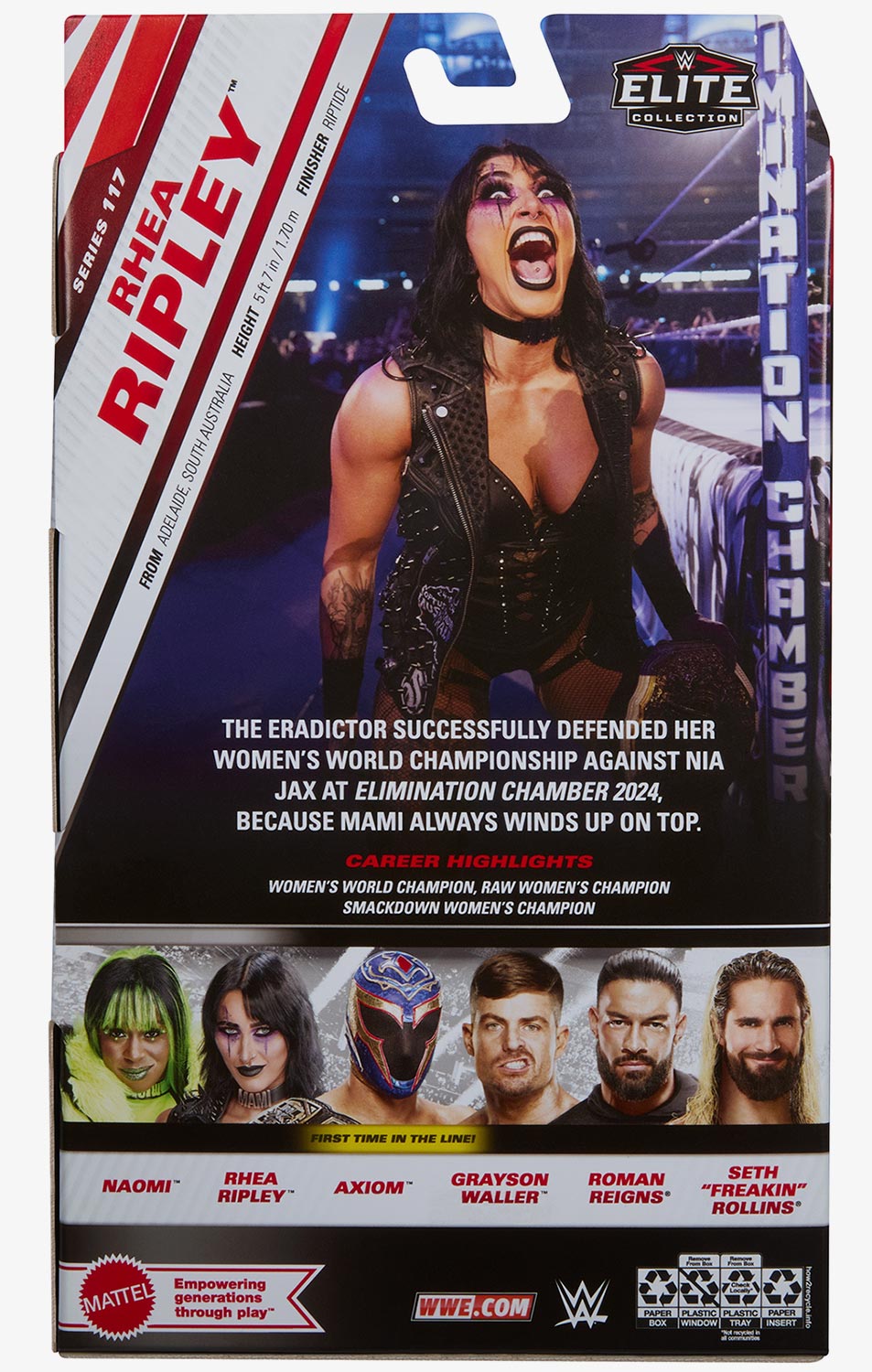 Rhea Ripley WWE Elite Collection Series #117 Action Figure ...