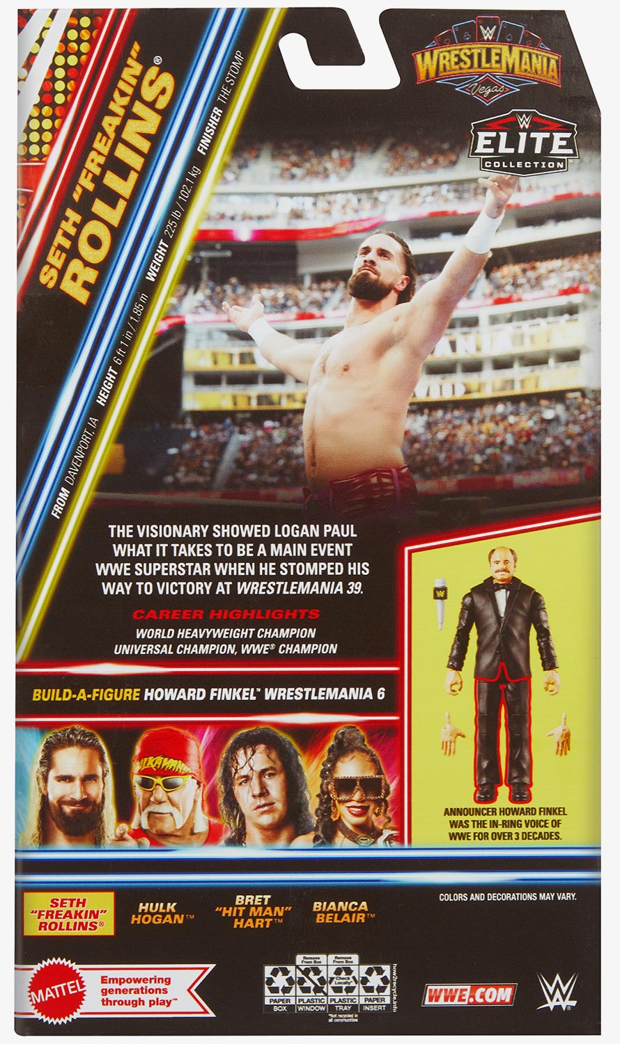 Seth “Freakin” Rollins WWE WrestleMania 41 Elite Collection