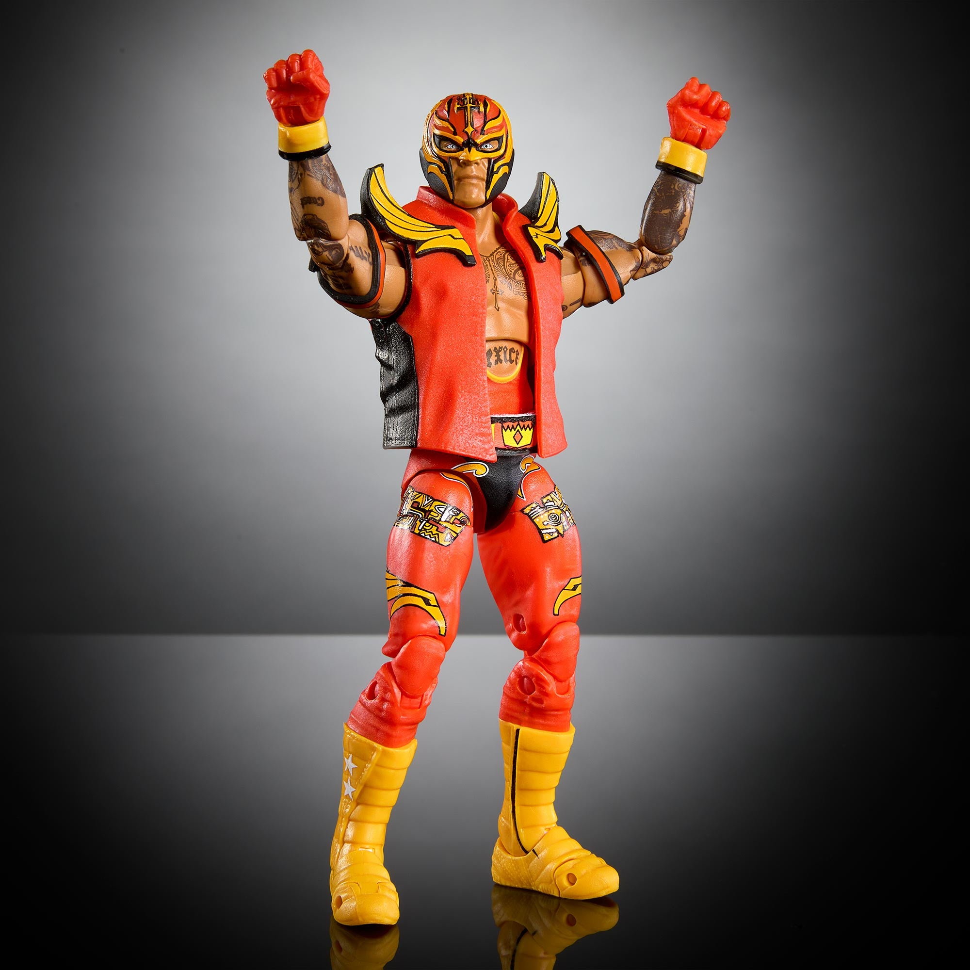 Mattel WWE Ultimate Edition Figurine et Accessoires, 15,2 cm Rey Mysterio à Collectionner avec têtes et Mains interchangeables, 30 Points d'articulation Mattel WWE Ultimate Edition Figurine et Accessoires, 15,2 cm Rey Mysterio à Collectionner avec têtes et Mains interchangeables, 30 Points d'articulation