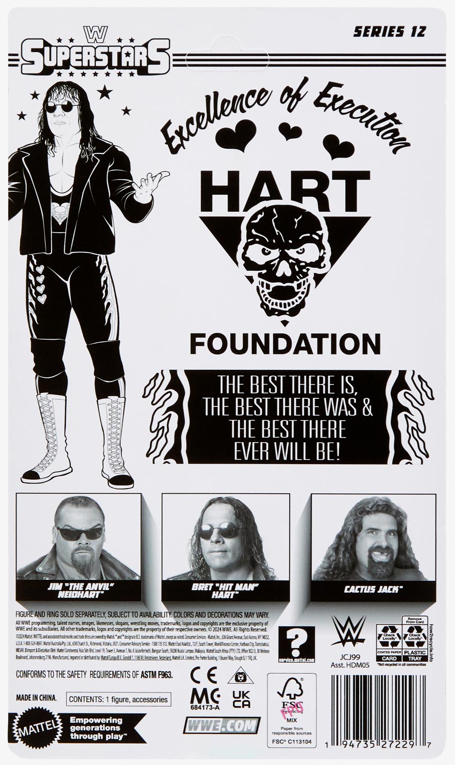 Bret “Hit Man” Hart WWE Superstars Series #12