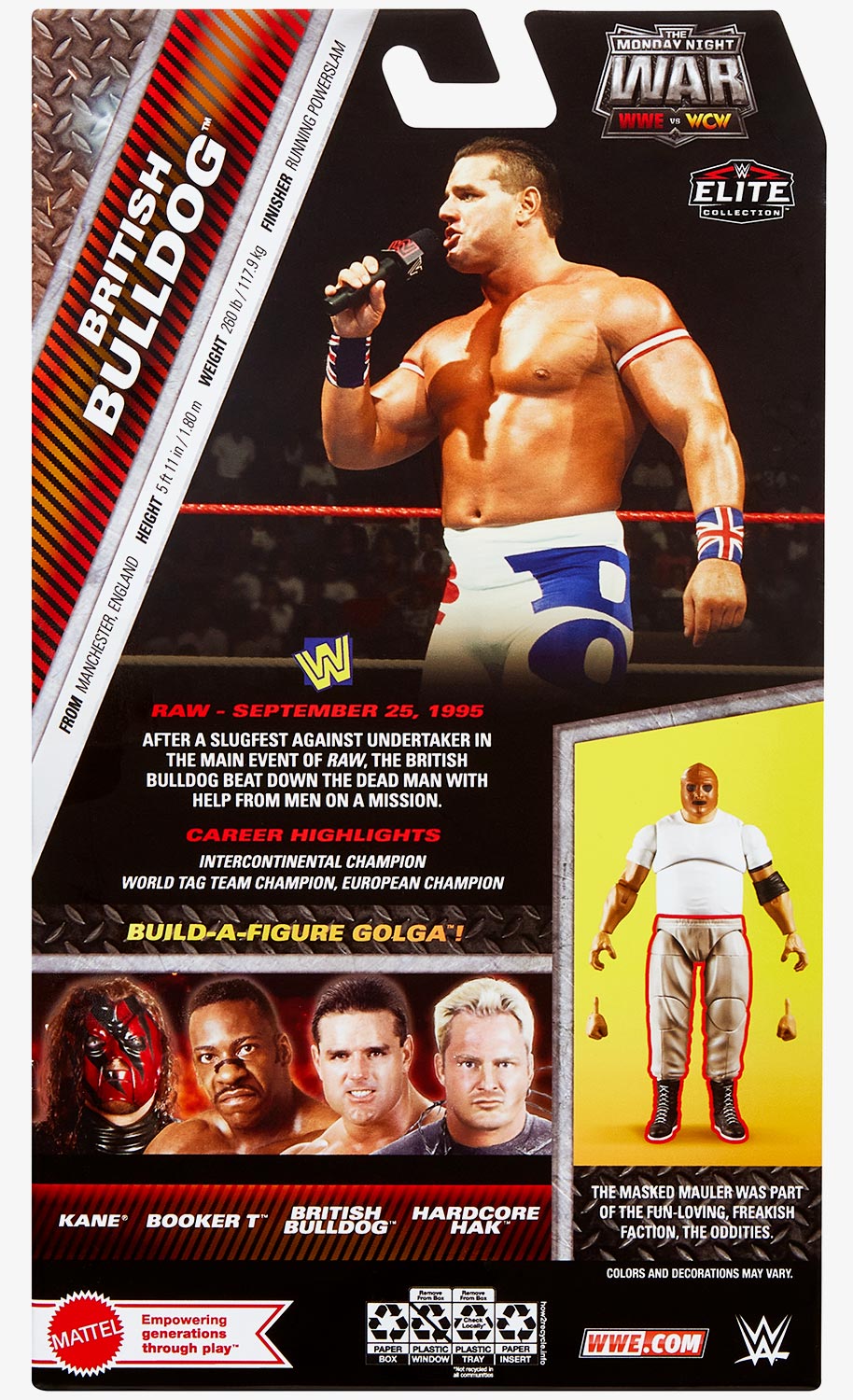 British Bulldog WWE Monday Night War Elite Collection Series #6