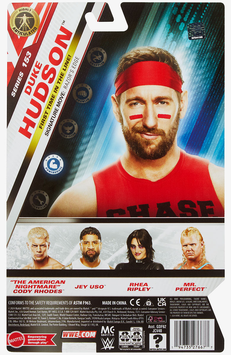 Duke Hudson WWE Main Event Series #153 Action Figure – wrestlingshop.com
