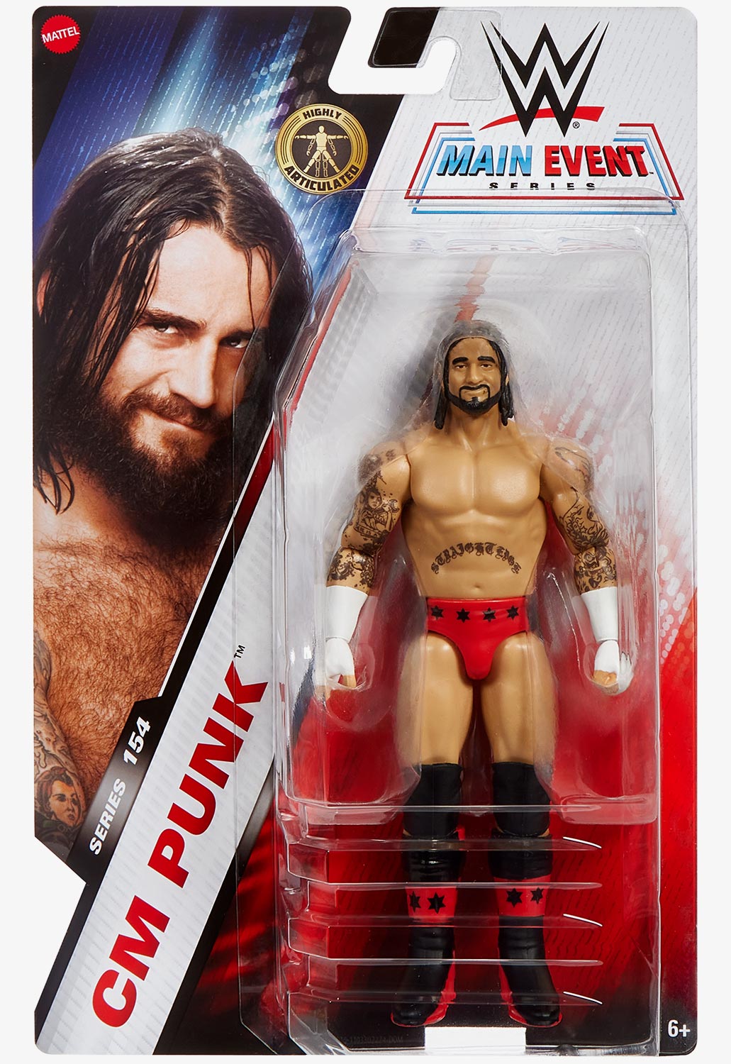 IN STOCK CM PUNK MATTEL WWE Elite Series #113 Wrestling Action Figure
