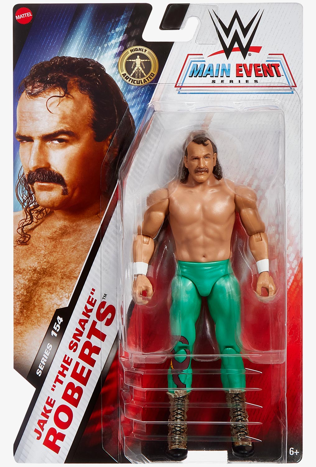 Jake Figure Jake Roberts WWE Main Event Series #154 Action Figure – wrestlingshop.com