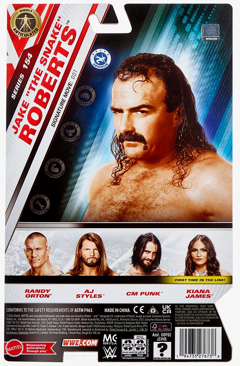 Jake "The Snake" Roberts WWE Main Event Series #154