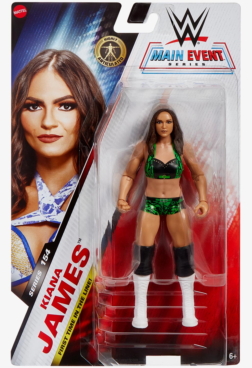 Kiana James WWE Main Event Series 154 Chase Variant Action Figure Kiana james wwe main event series 154 chase variant action figure