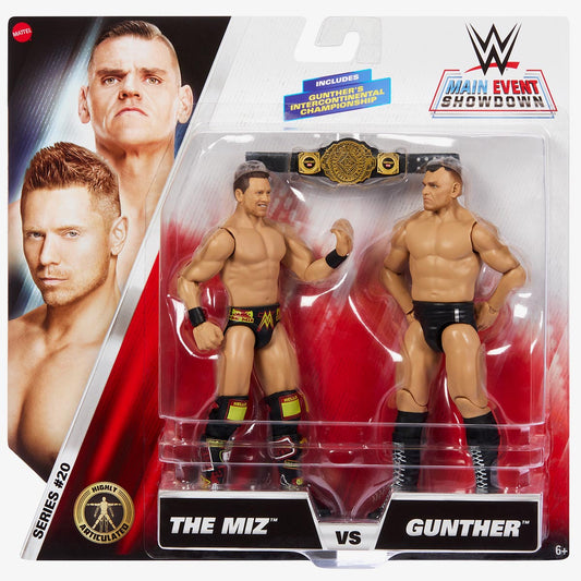 The Miz vs Gunther WWE Main Event Showdown Series #20 (2-Pack)