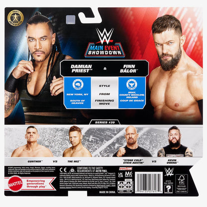 Damian Priest & Finn Balor WWE Main Event Showdown Series #20 (2-Pack)