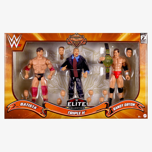 Evolution WWE Elite Collection Action Figures (3 Pack)