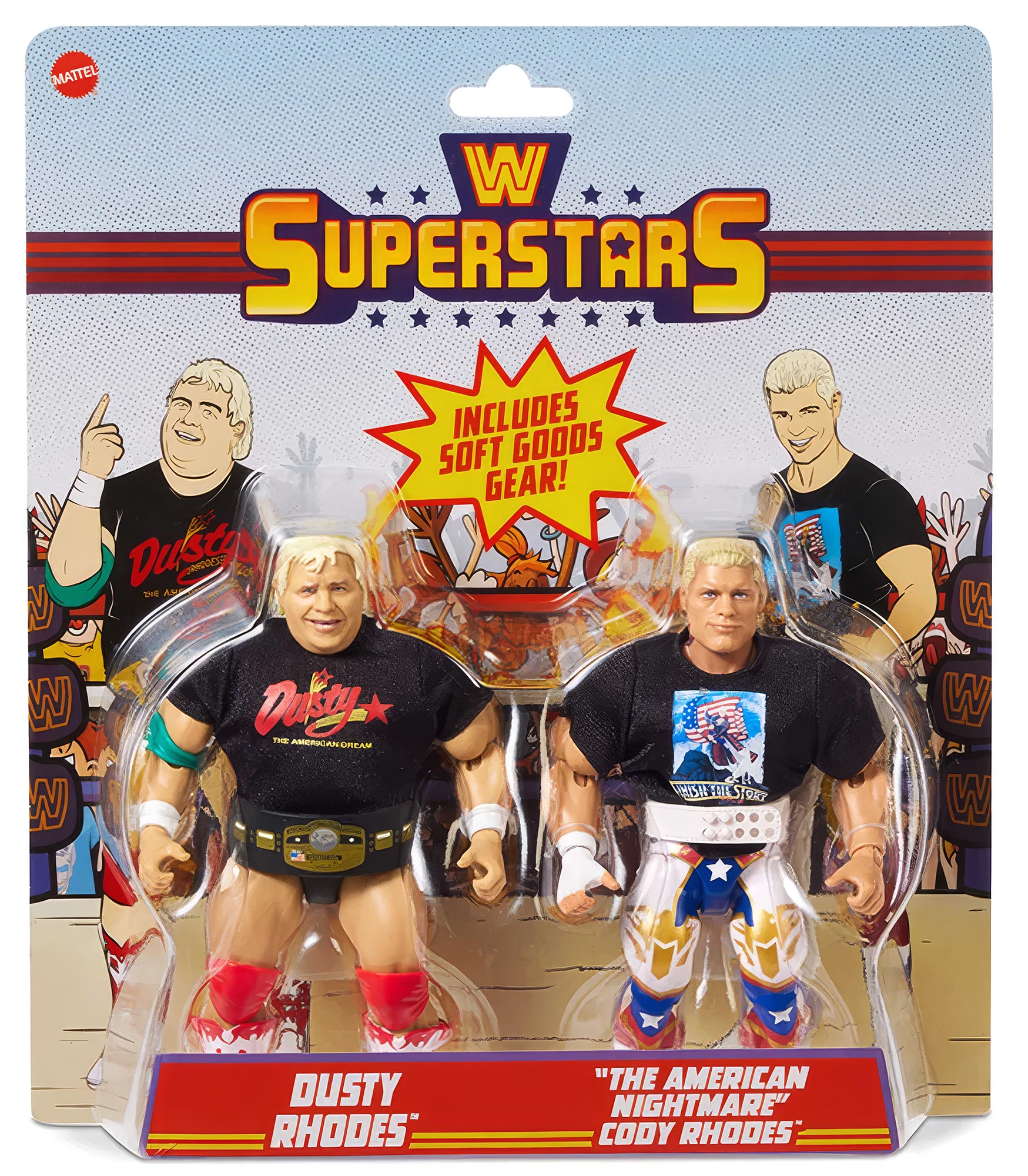 Dusty Rhodes & "The American Nightmare" Cody Rhodes WWE Superstars Series (2-Pack)