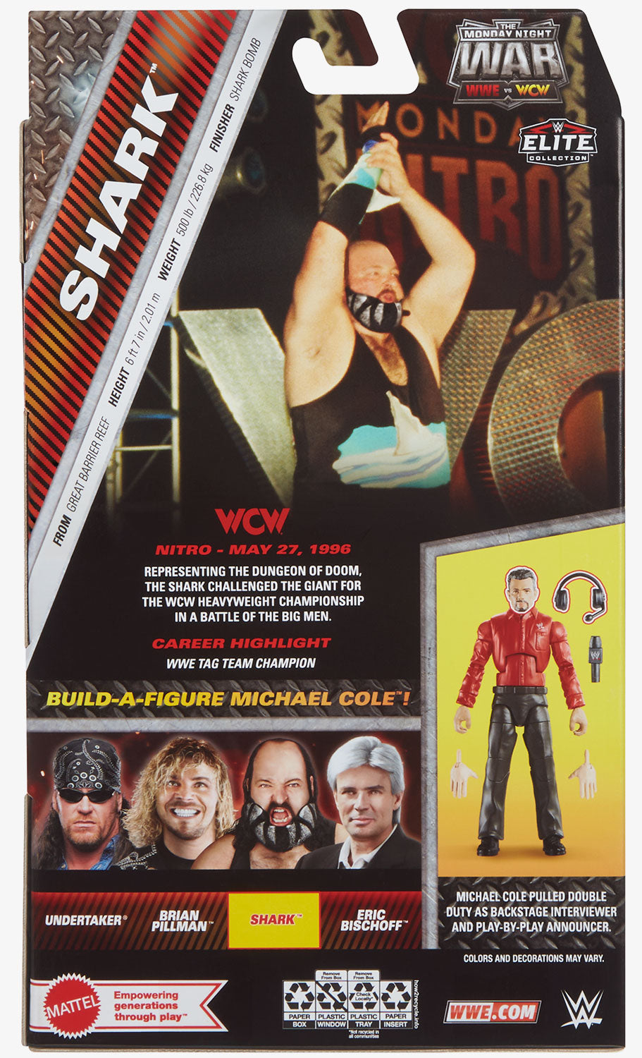 Shark WWE Monday Night War Elite Collection Series #8 (Chase variant)