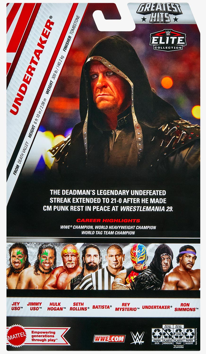 Undertaker WWE Elite Collection Greatest Hits Series #7