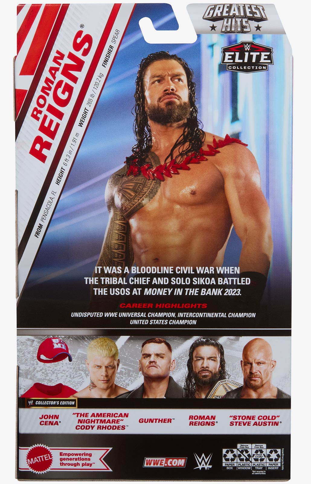 Roman Reigns WWE Elite Collection Greatest Hits Series #8