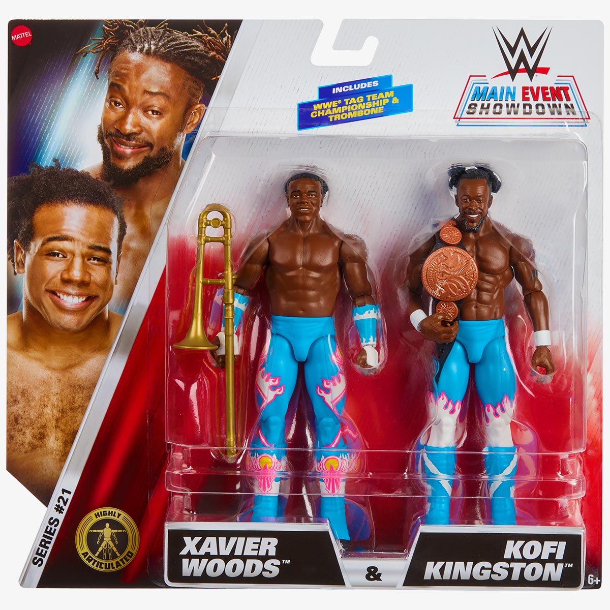 Kofi Kingston & Xavier Woods WWE Main Event Showdown Series #21 (2-Pack ...