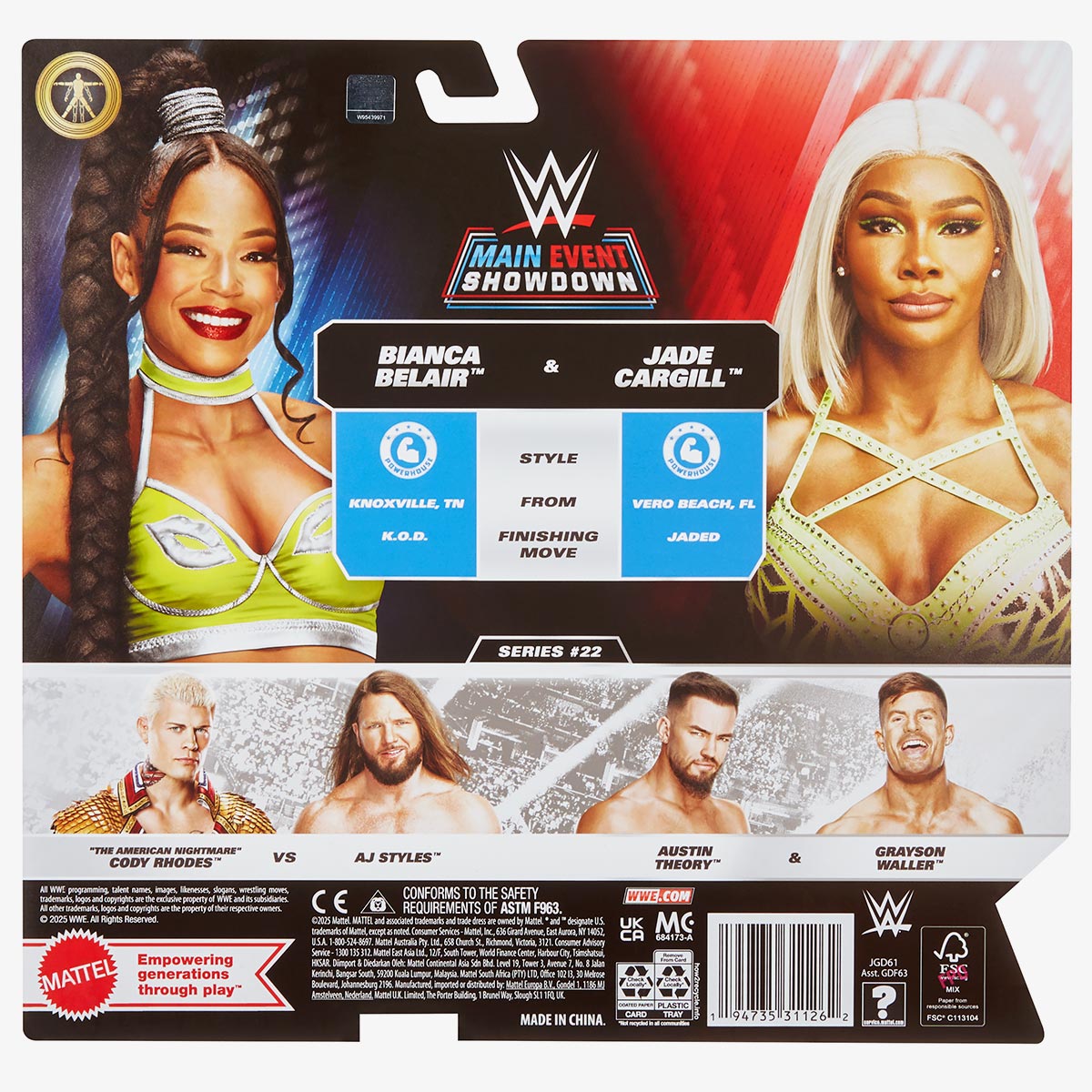 WWE WrestleMania Elite Collection Action Figure Bianca Belair 15 cm - Pinocchio Toys WWE WrestleMania Elite Collection Action Figure Bianca Belair 15 cm - Pinocchio Toys