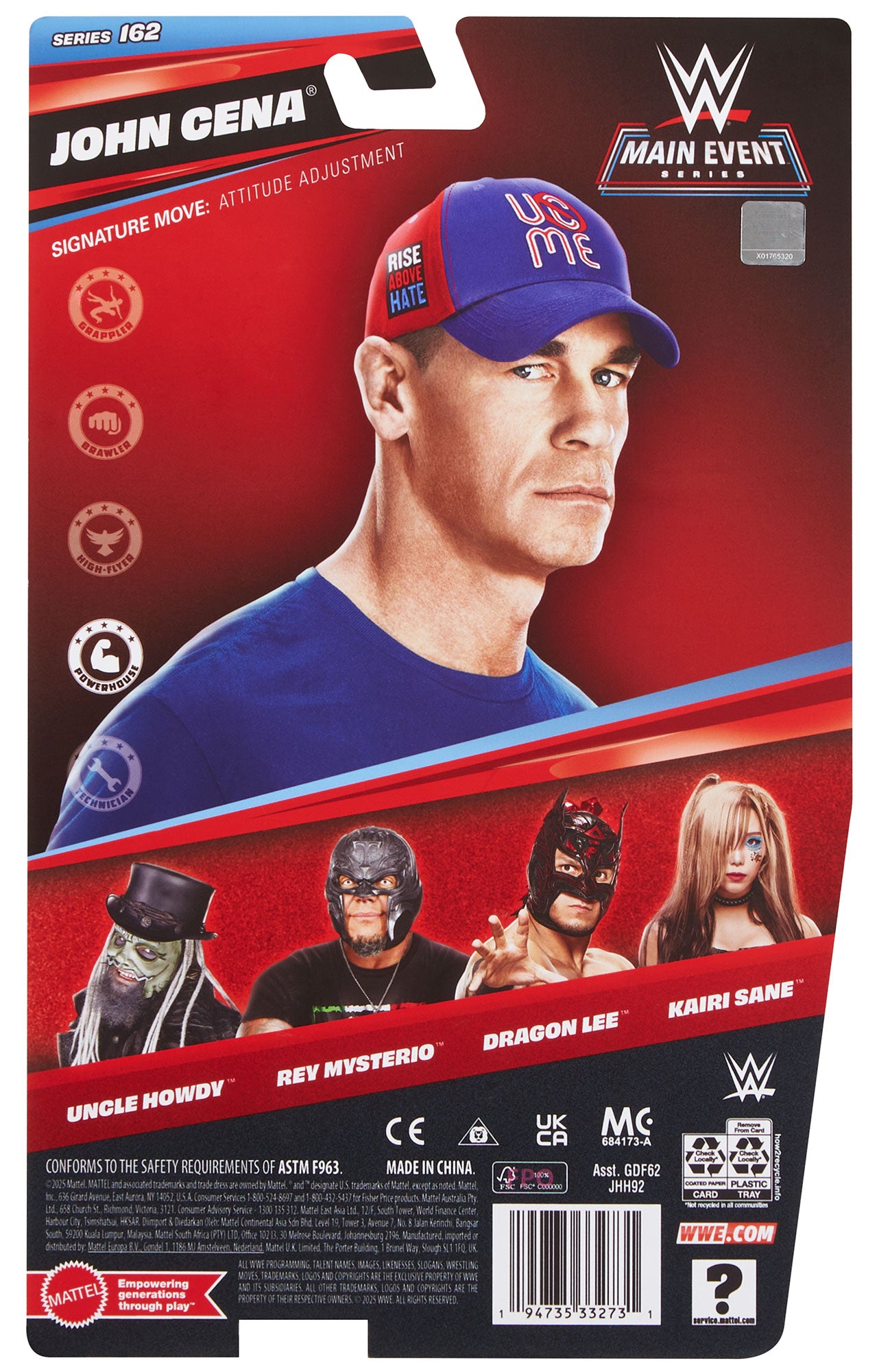 John Cena WWE Main Event Series #162 Action Figure – wrestlingshop.com