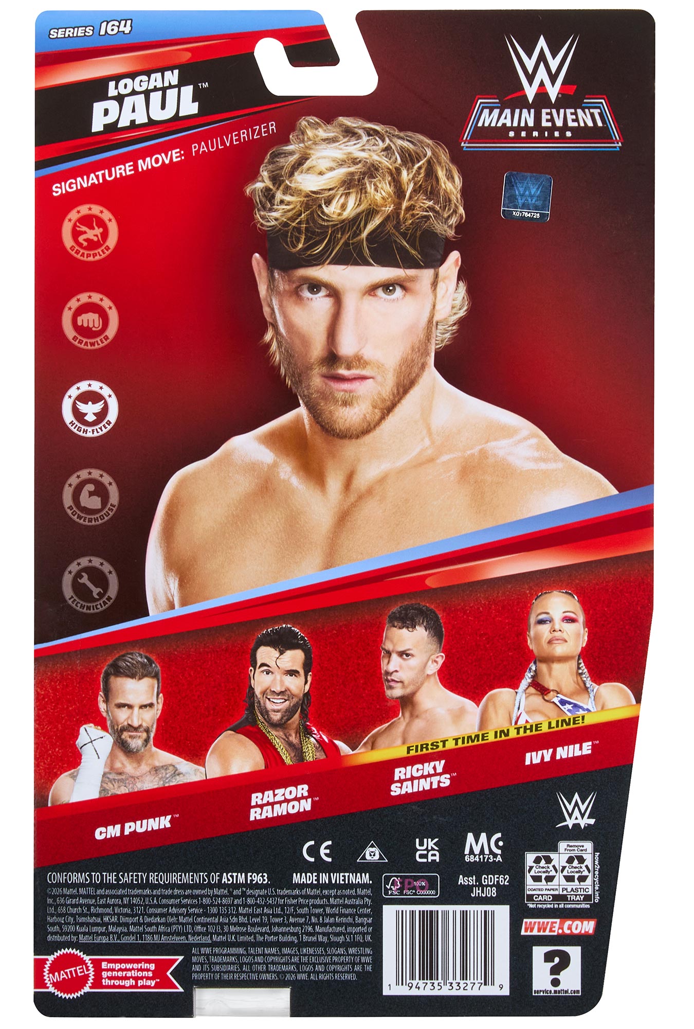 Logan Paul WWE Main Event Series #164