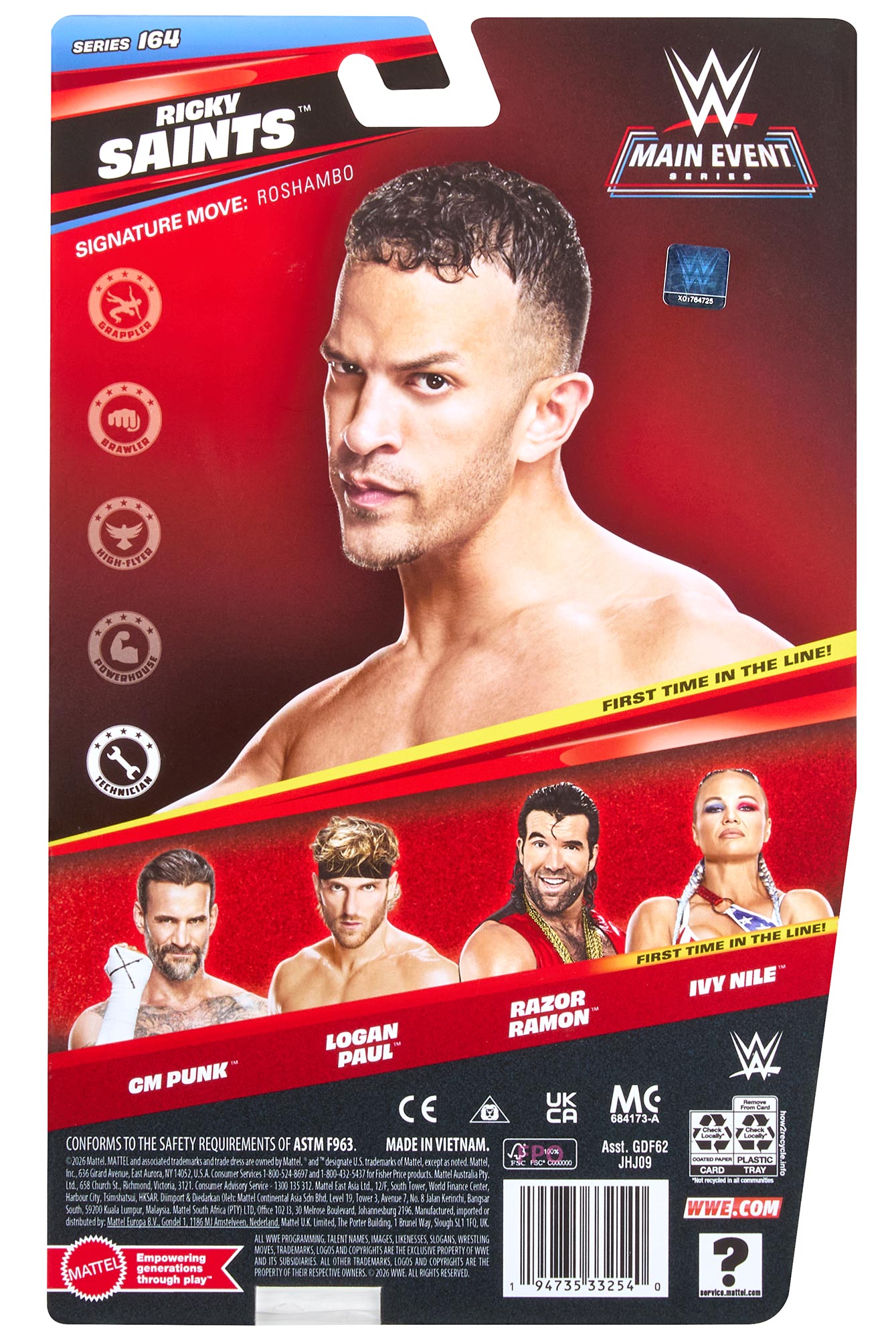 Ricky Saints WWE Main Event Series #164