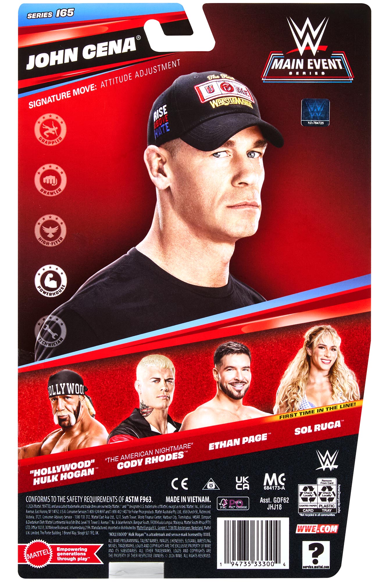 John Cena WWE Main Event Series #165 Action Figure – wrestlingshop.com