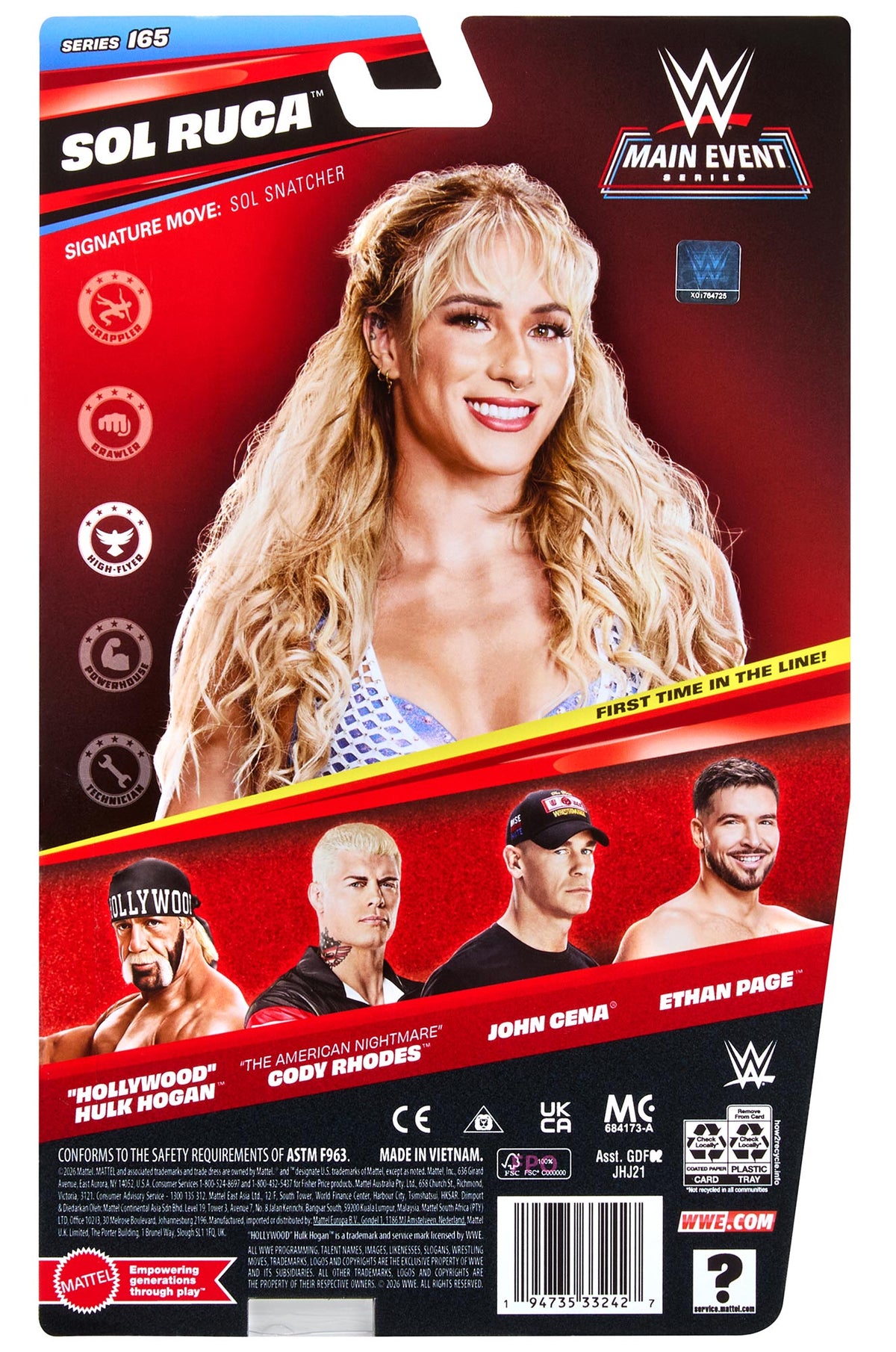 Sol Ruca WWE Main Event Series #165 – wrestlingshop.com