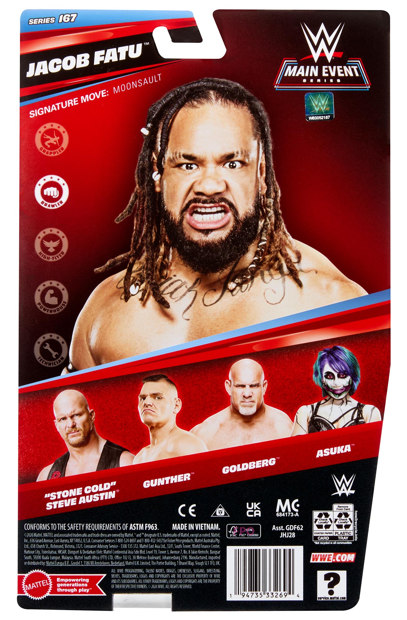 Jacob Fatu WWE Main Event Series #167