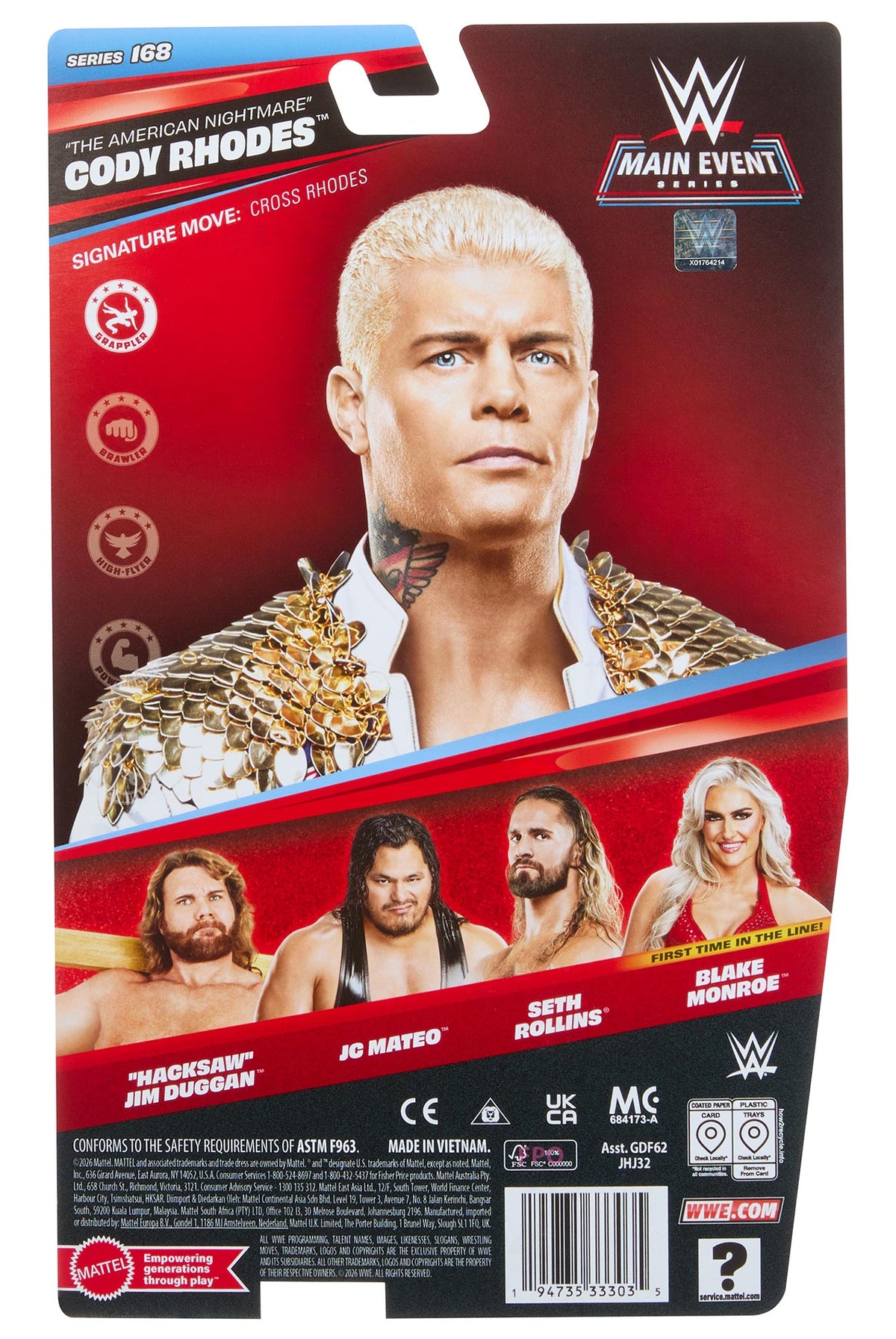 "The American Nightmare" Cody Rhodes WWE Main Event Series #168