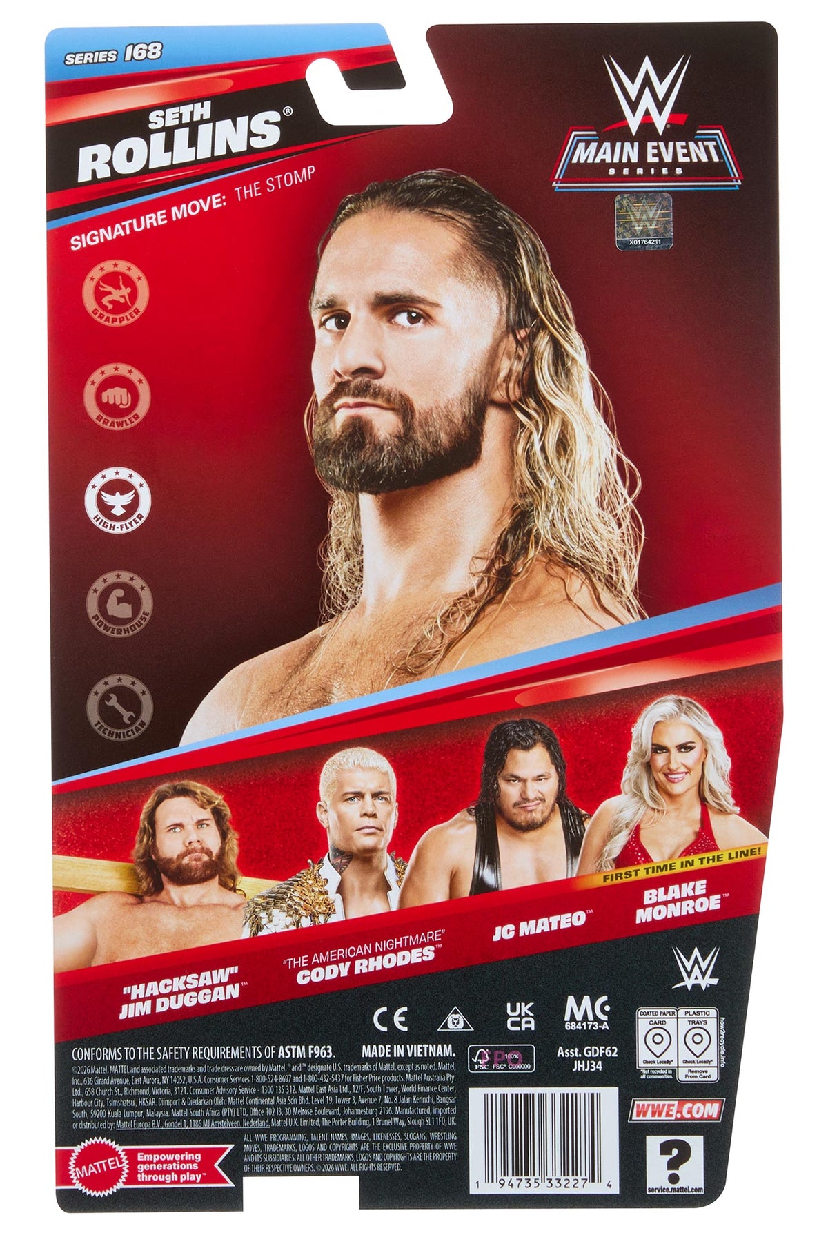 Seth Rollins WWE Main Event Series #168
