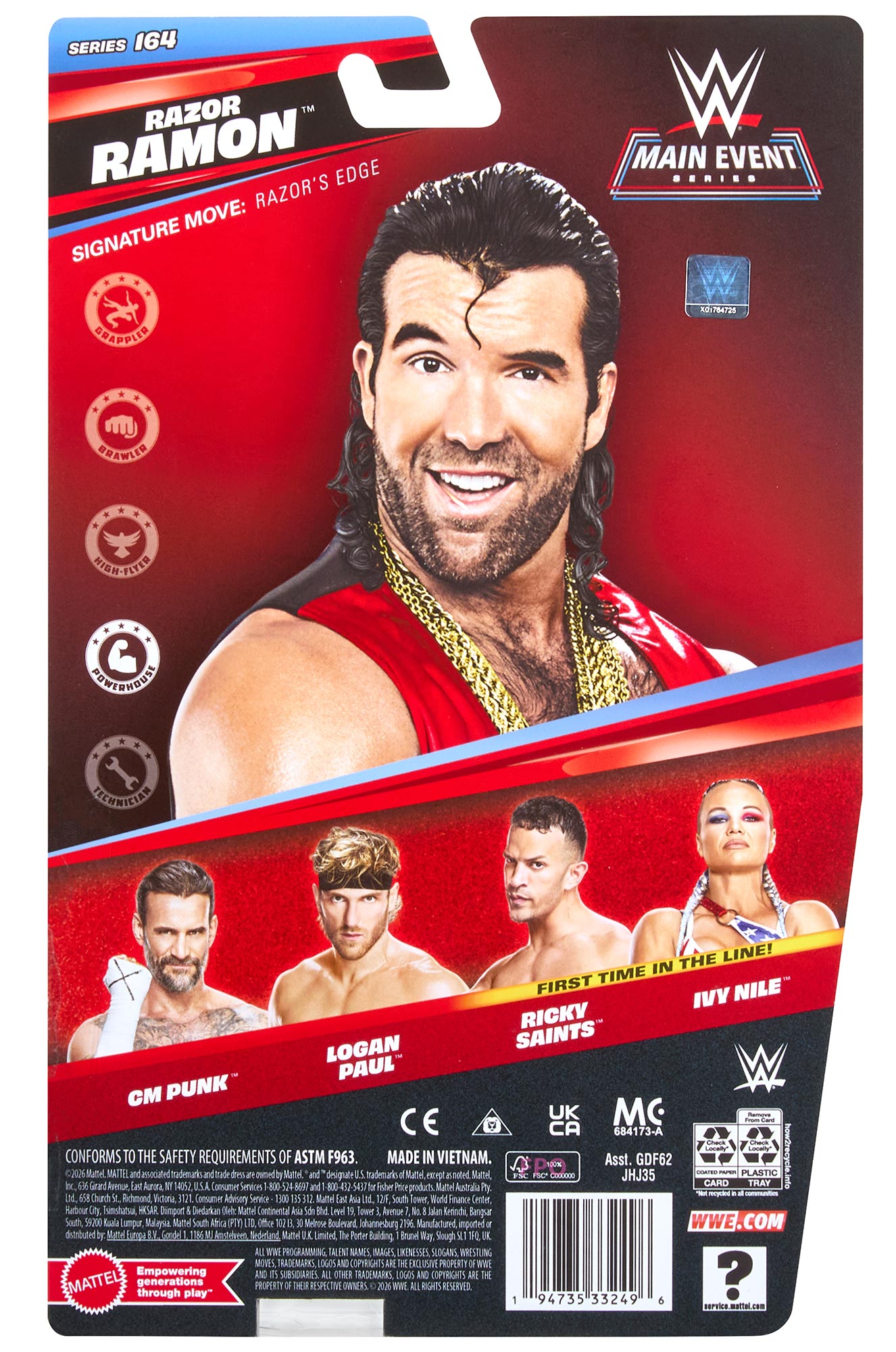 Razor Ramon WWE Main Event Series #164