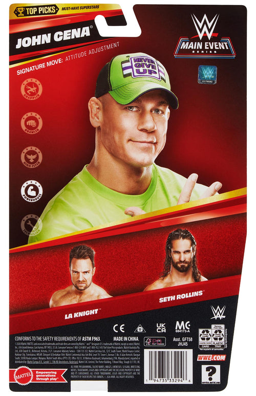 John Cena WWE Main Event Top Picks 2026 Series (Wave 2)