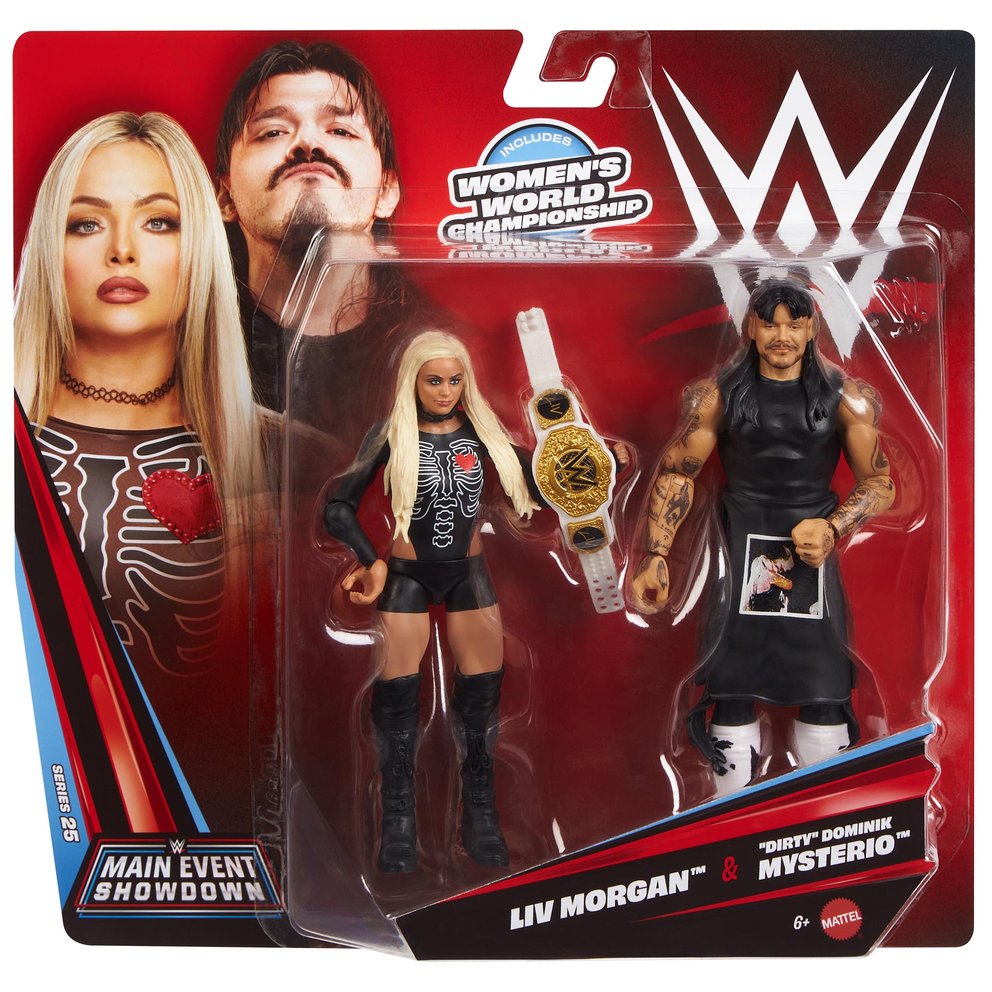 Liv Morgan & "Dirty" Dominik Mysterio WWE Main Event Showdown Series #25 (2-Pack)