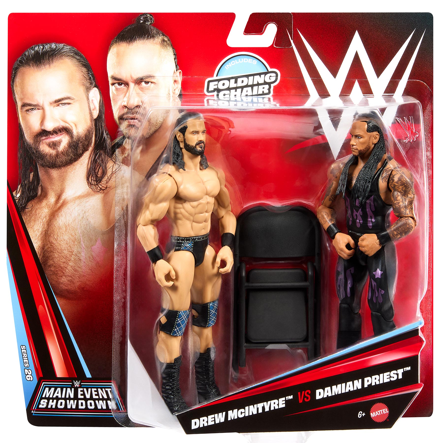 Drew McIntyre vs Damian Priest WWE Main Event Showdown Series #26 (2-Pack)
