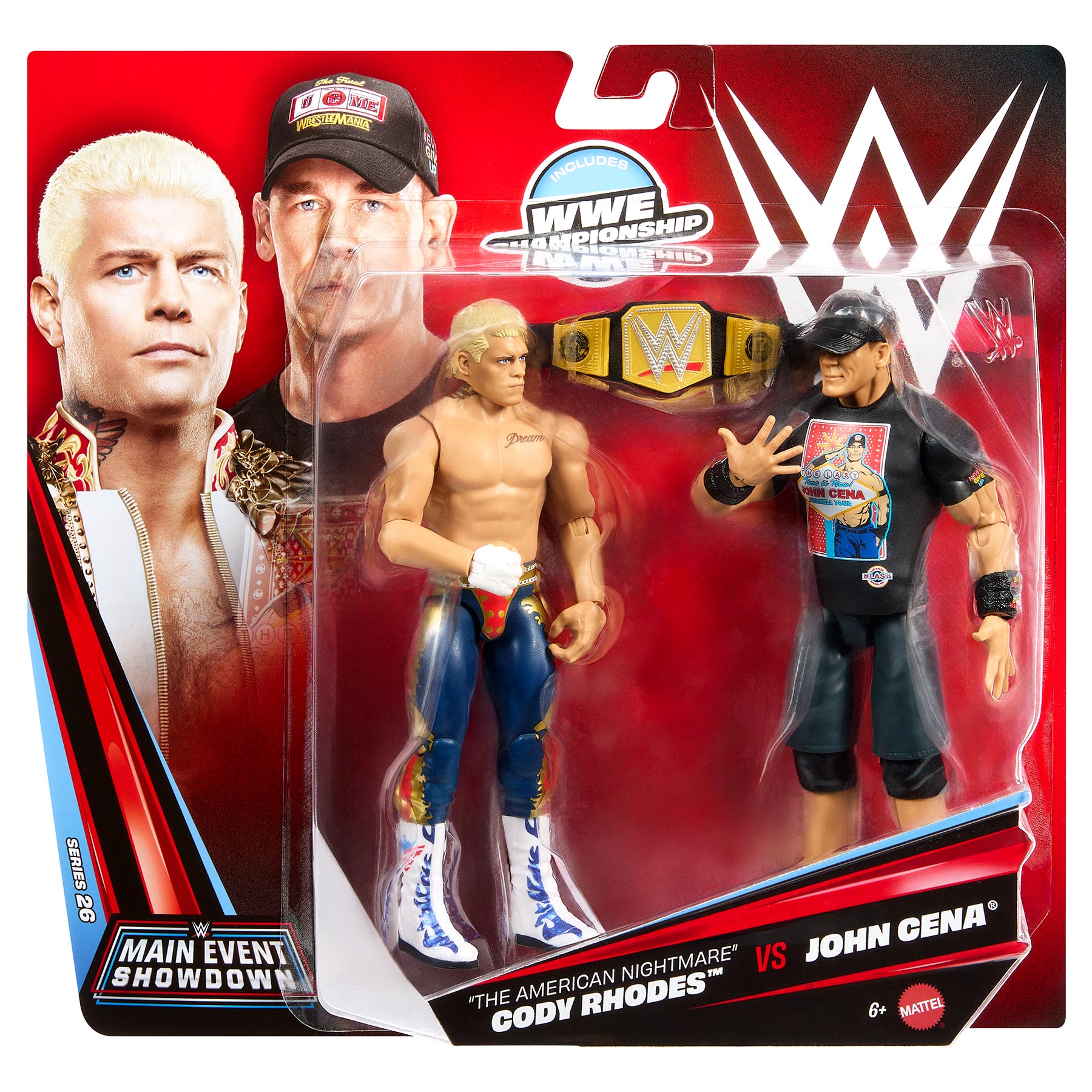 Cody Rhodes vs John Cena WWE Main Event Showdown Series #26 (2-Pack)