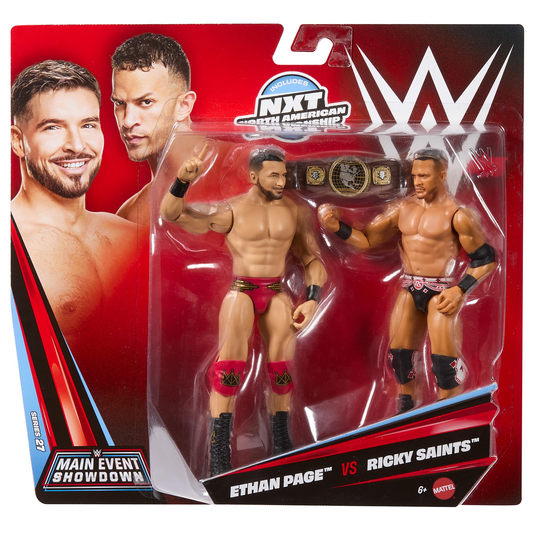 Ethan Page vs Ricky Saints WWE Main Event Showdown Series #27 (2-Pack)