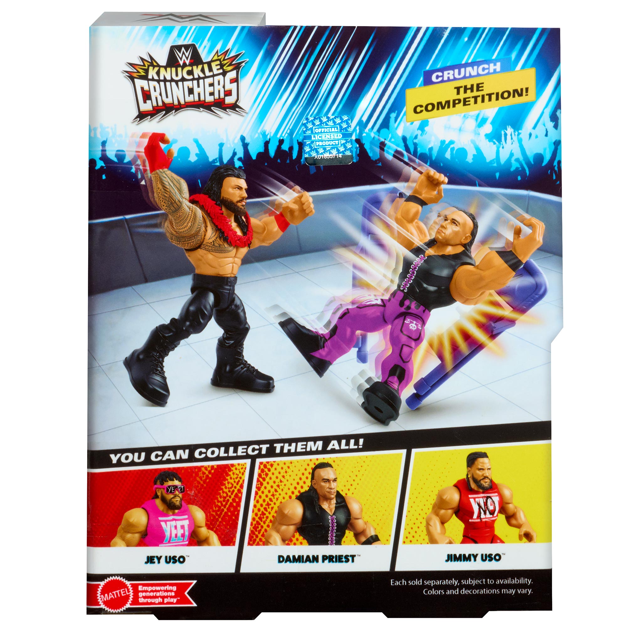 Roman Reigns WWE Knuckle Crunchers Series #9 Action Figure