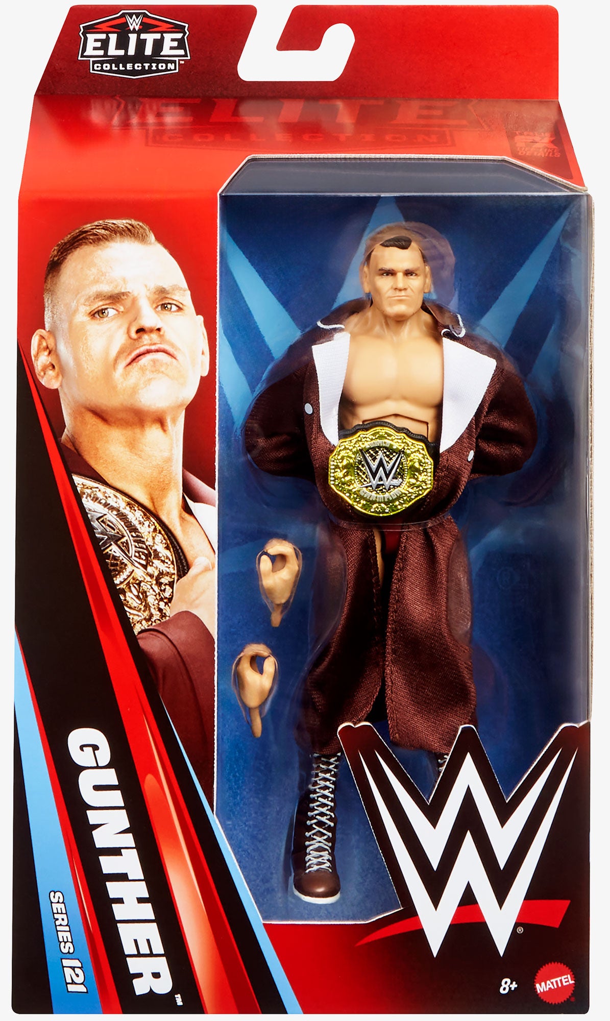 HKN93 WWE Elite Action Figure Gunther con accessori, età 8 HKN93 WWE Elite Action Figure Gunther con accessori, età 8