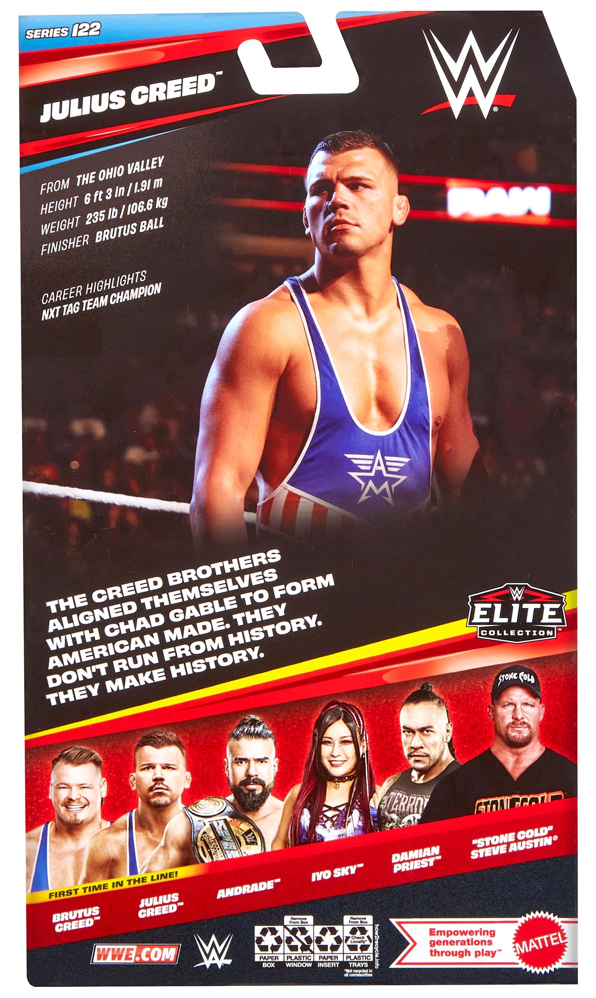 Julius Creed WWE Elite Collection Series #122