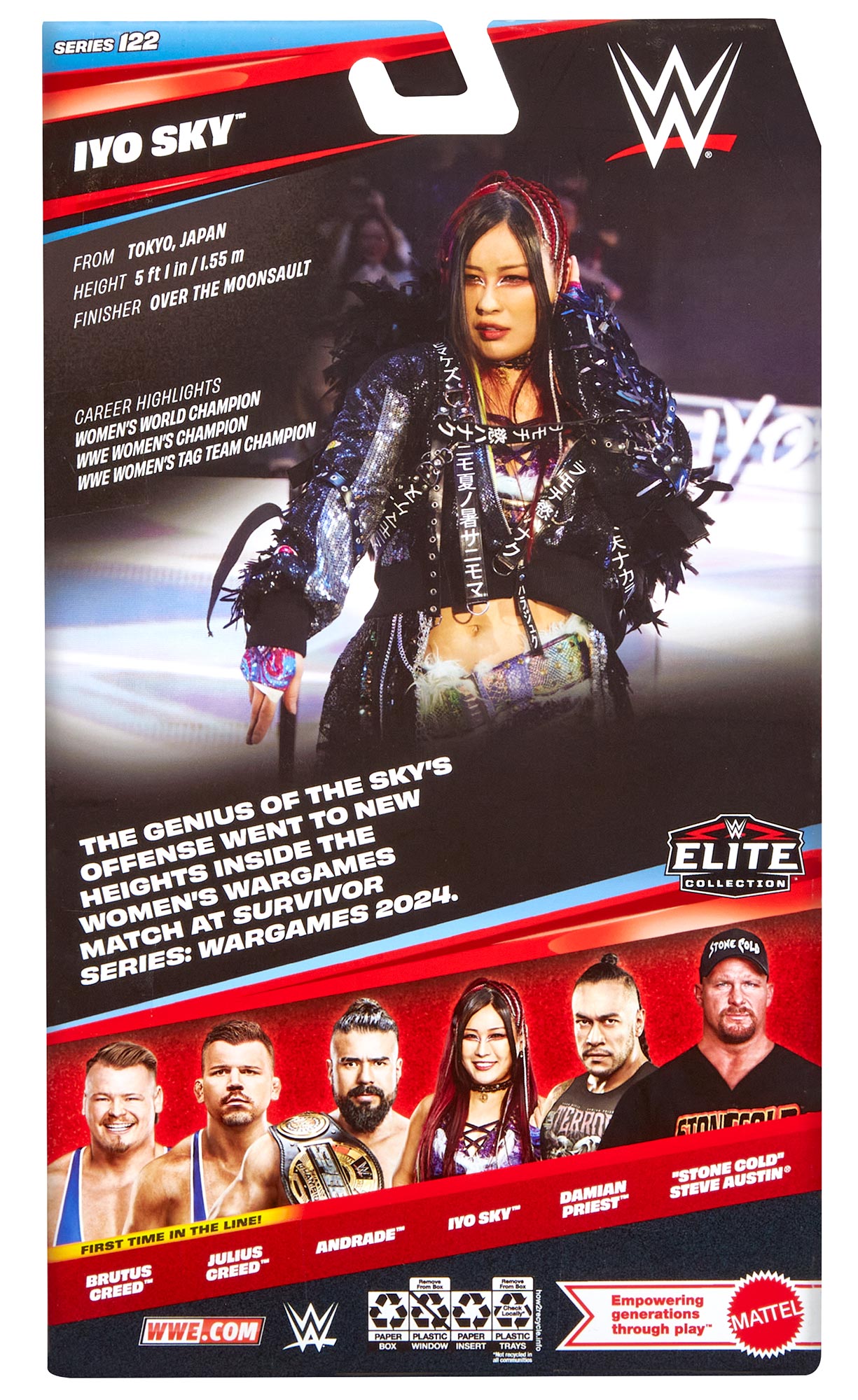 Iyo Sky WWE Elite Collection Series #122 Action Figure