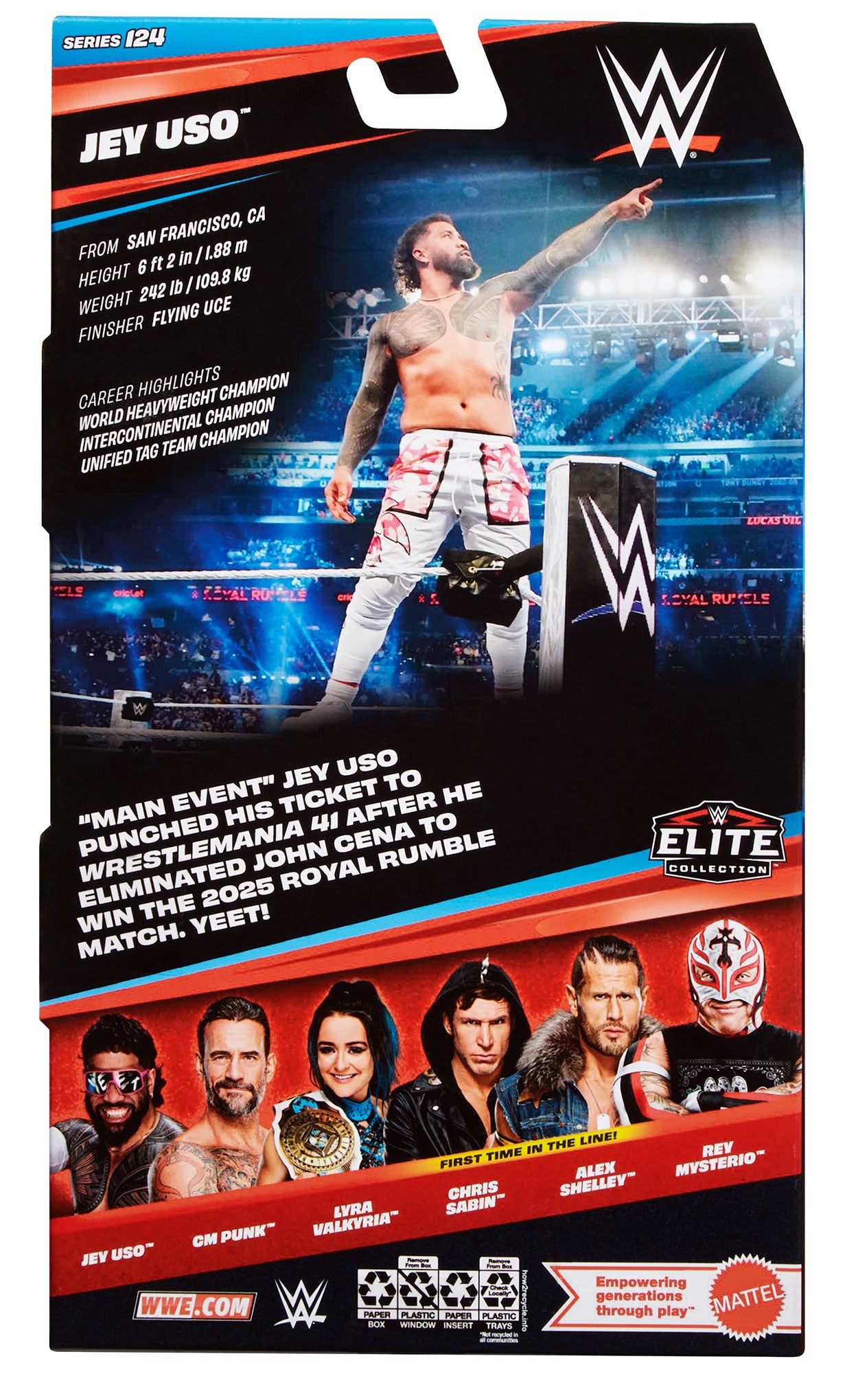 Jey Uso WWE Elite Collection Series #124