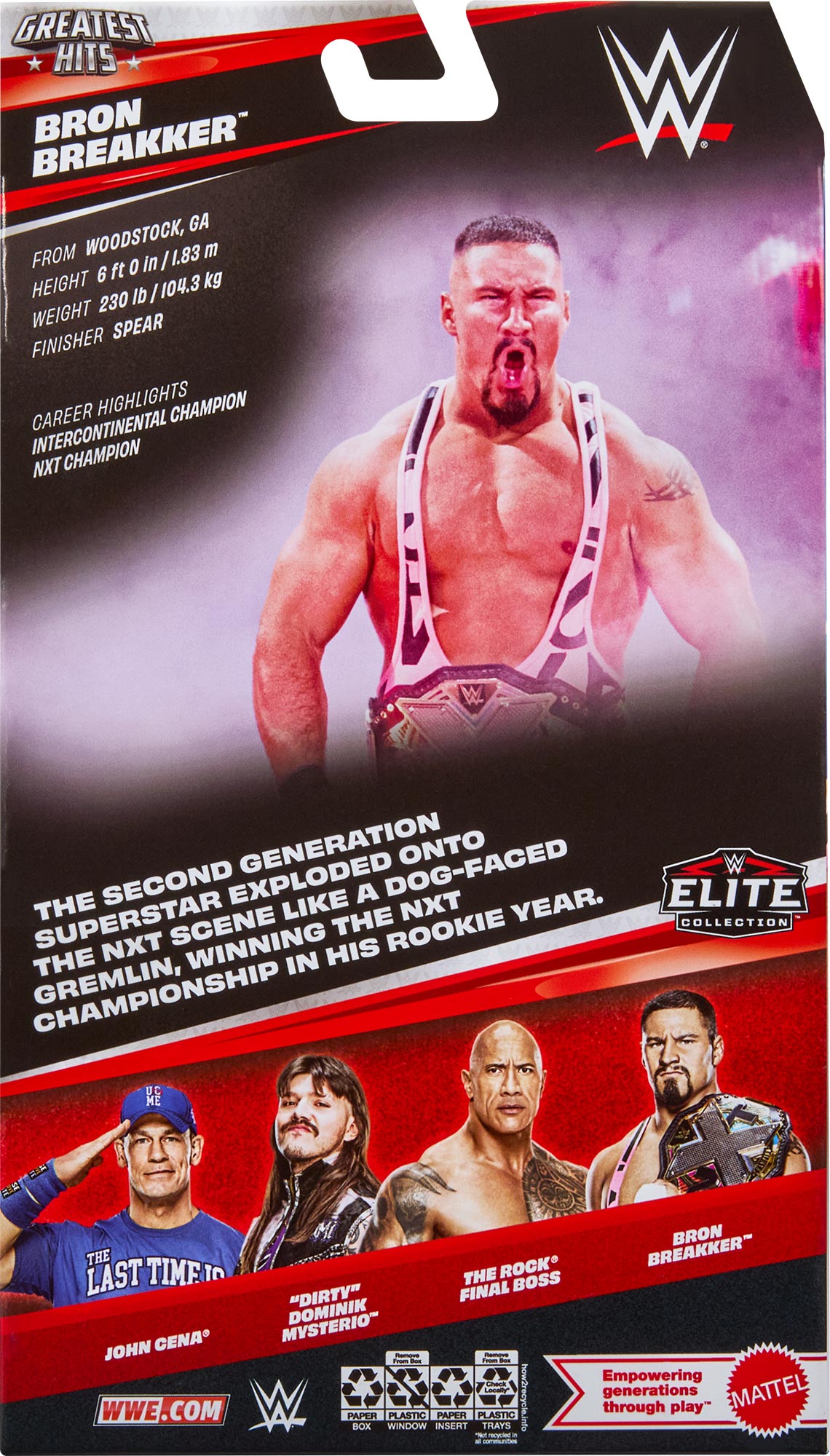 Bron Breakker WWE Elite Collection Greatest Hits Series #10