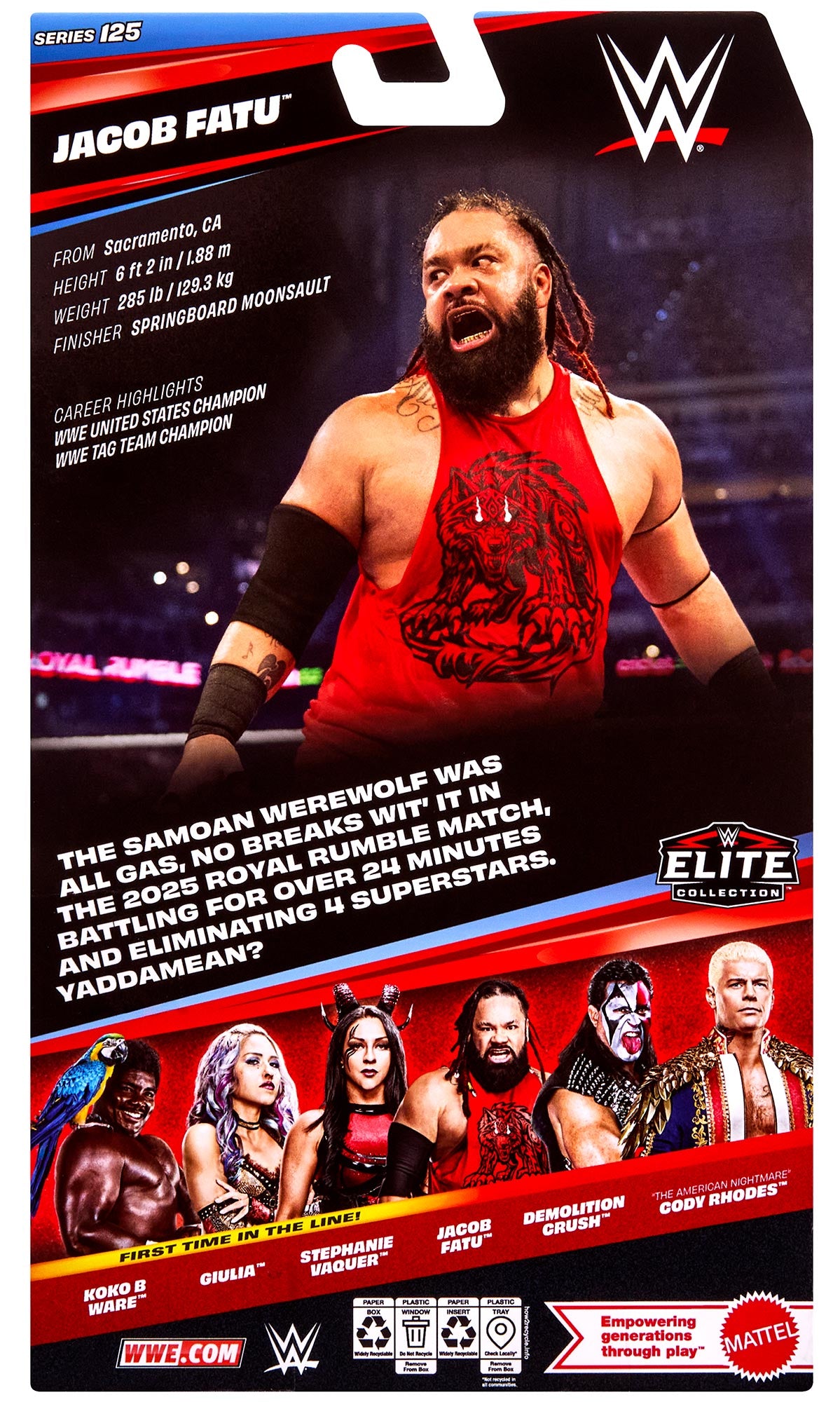Jacob Fatu WWE Elite Collection Series #125