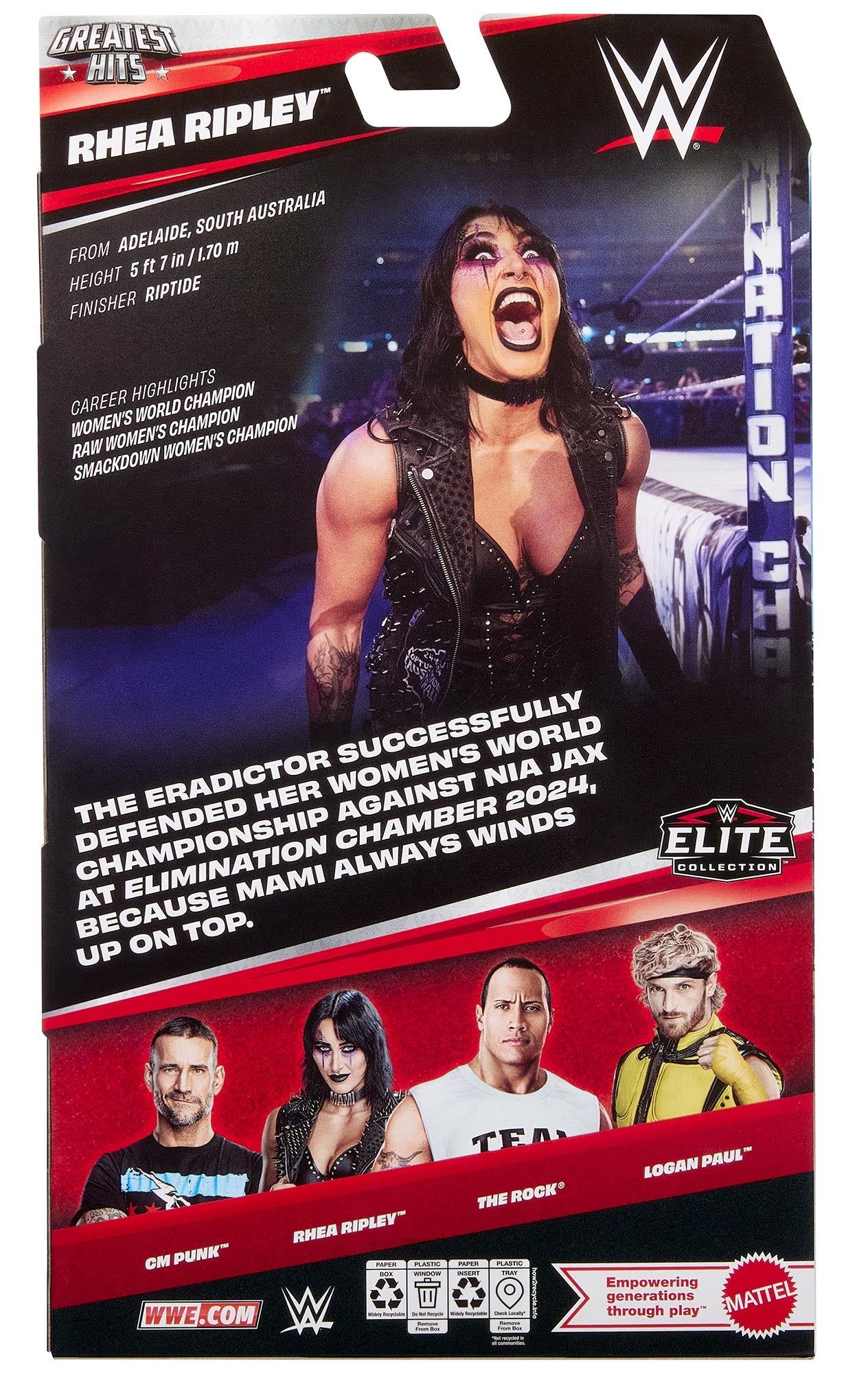Rhea Ripley WWE Elite Collection Greatest Hits Series #11