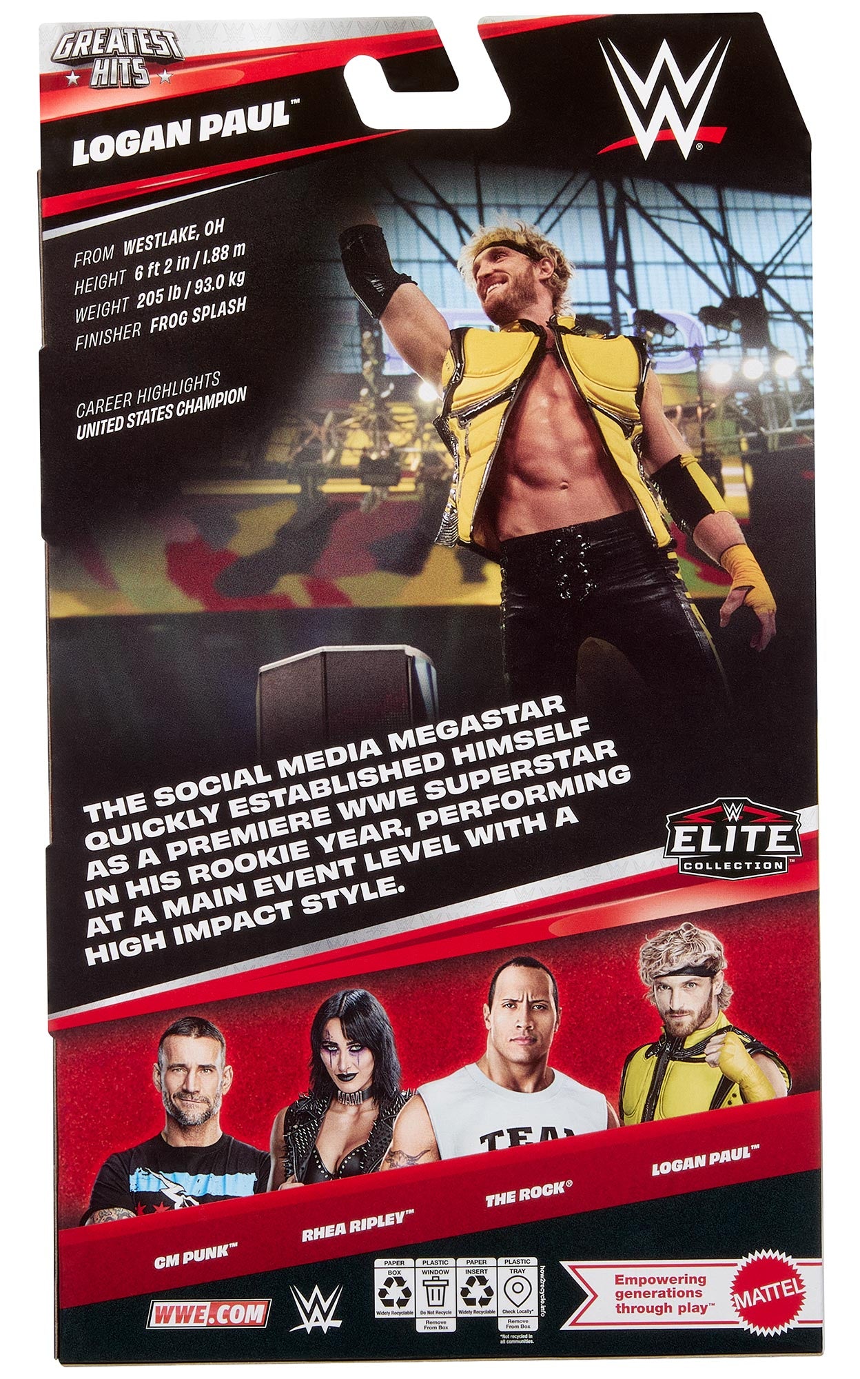 Logan Paul WWE Elite Collection Greatest Hits Series #11