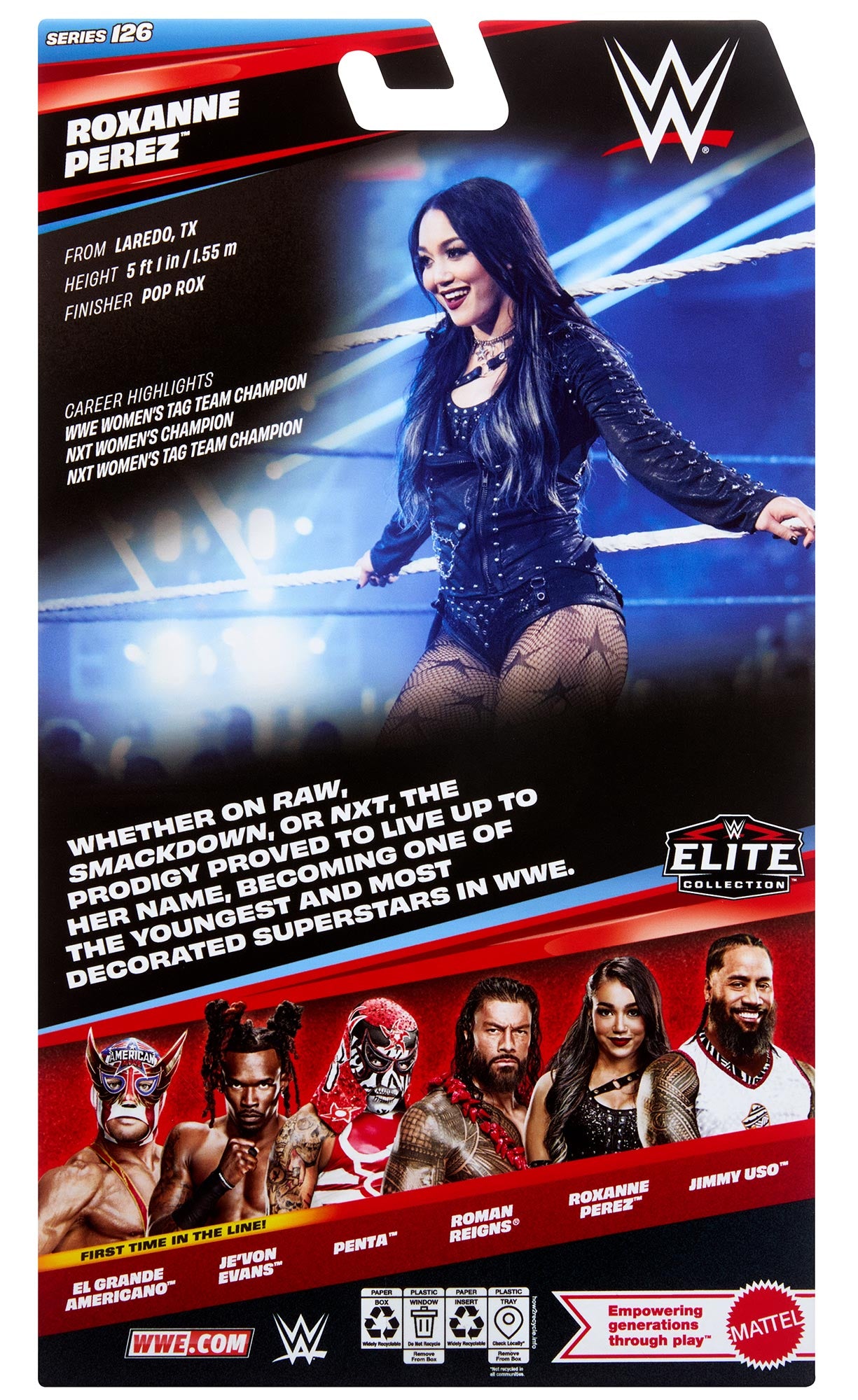 Roxanne Perez WWE Elite Collection Series #126 Action Figure
