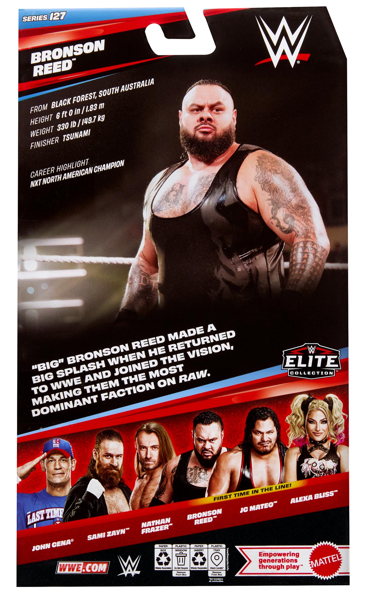 Bronson Reed WWE Elite Collection Series #127