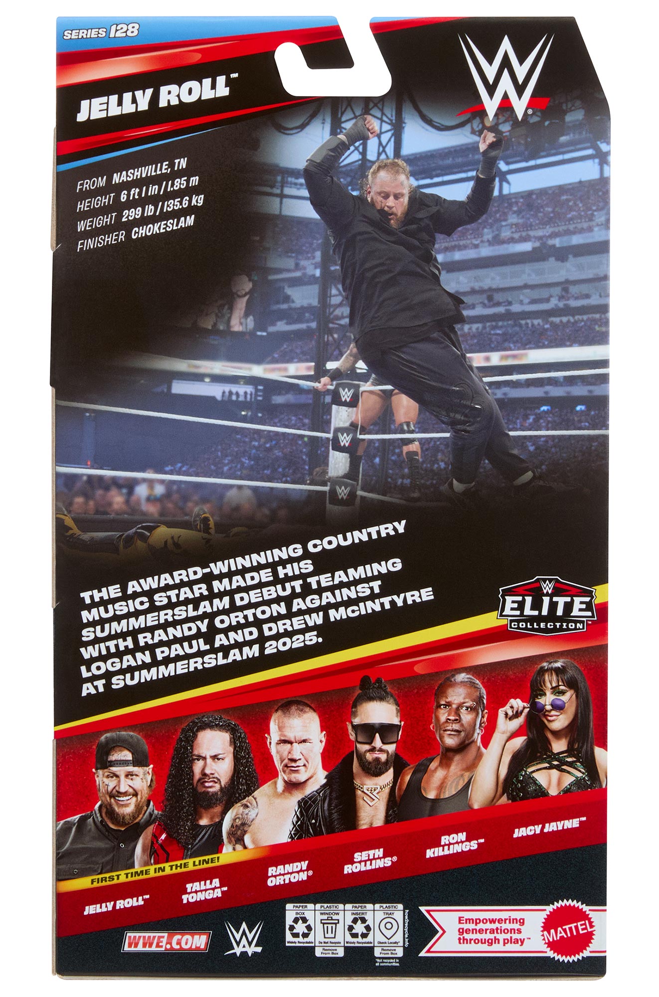 Jelly Roll WWE Elite Collection Series #128