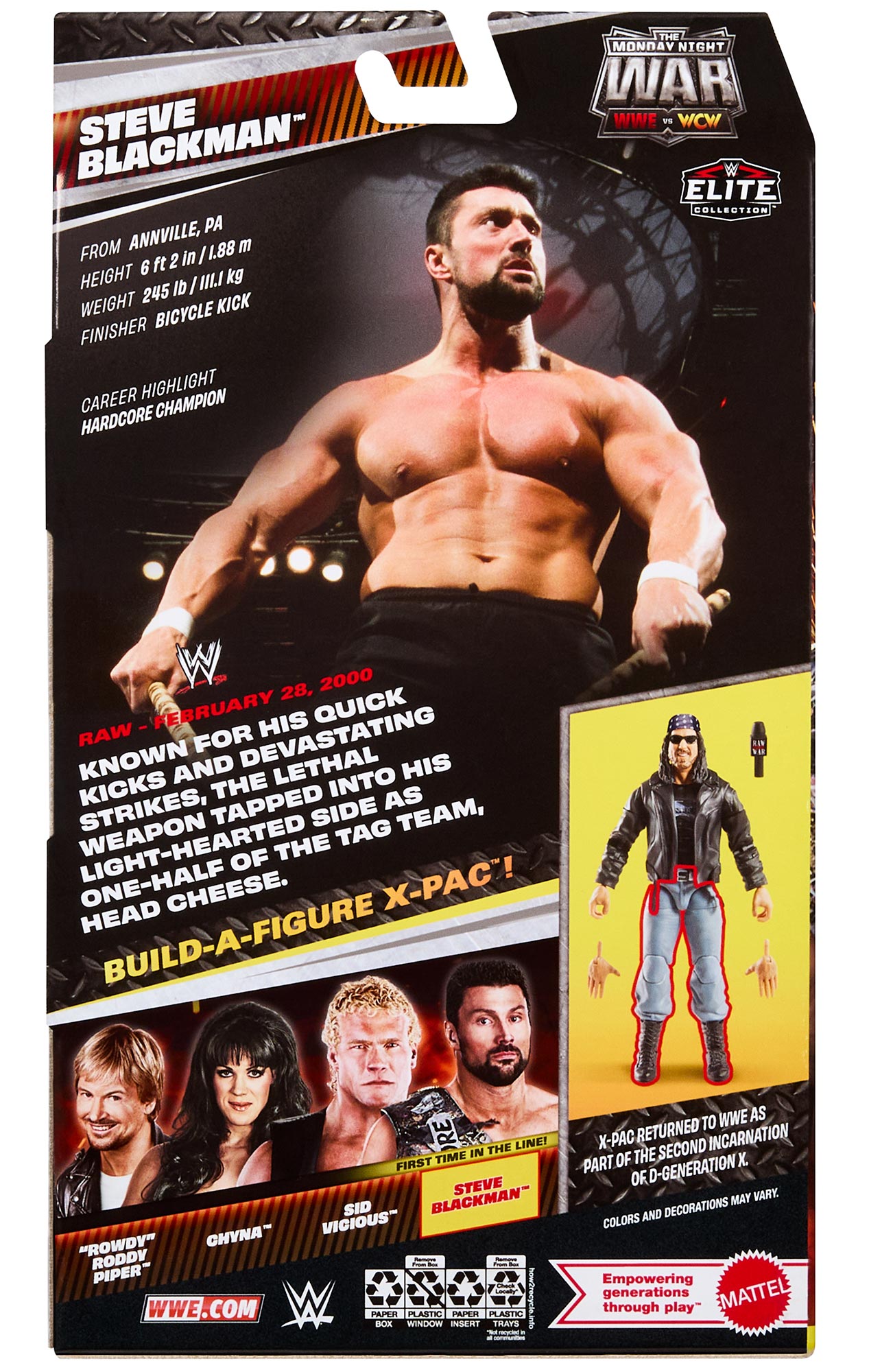 Steve Blackman WWE Monday Night War Elite Collection Series #10