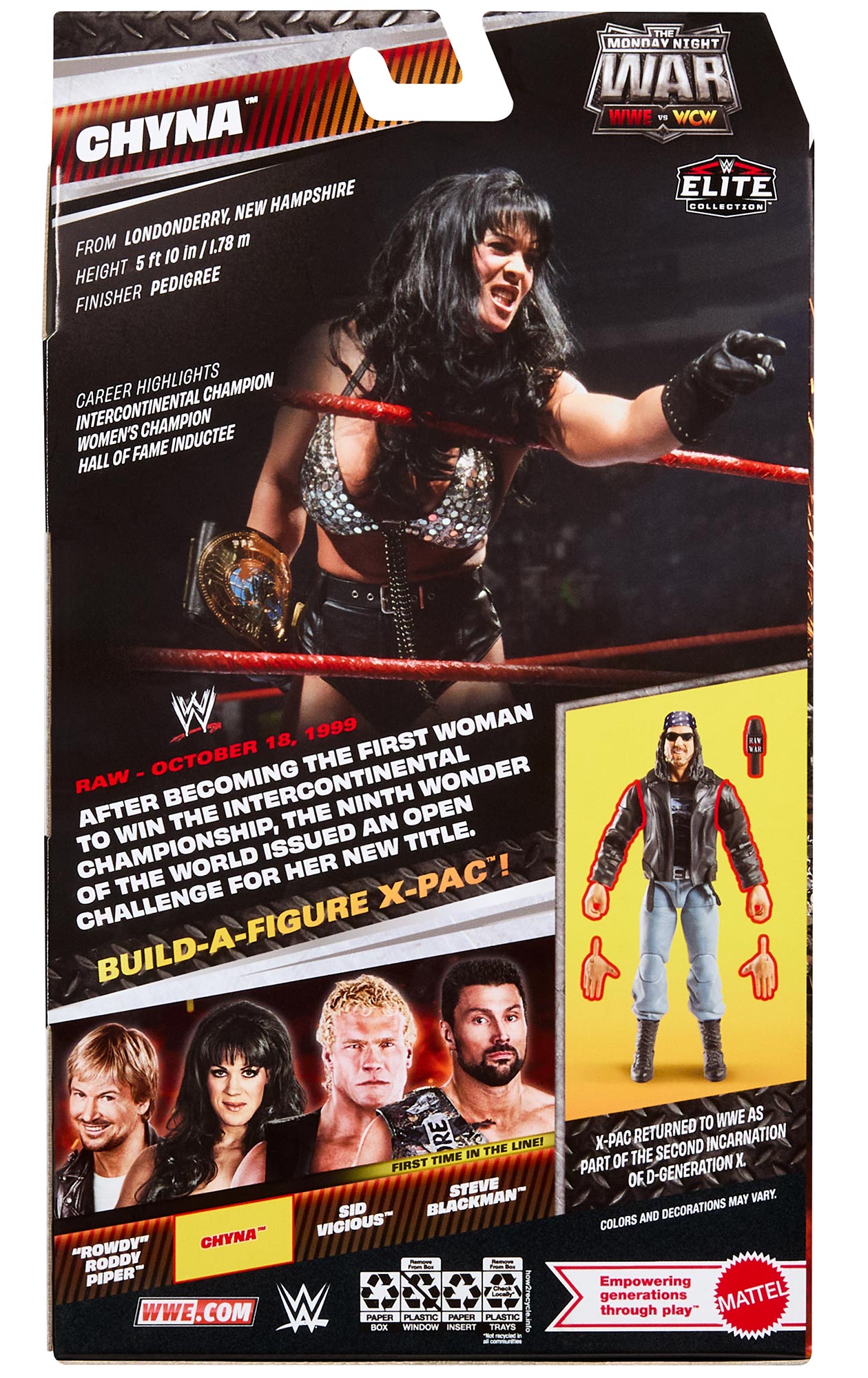 Chyna WWE Monday Night War Elite Collection Series #10 Action