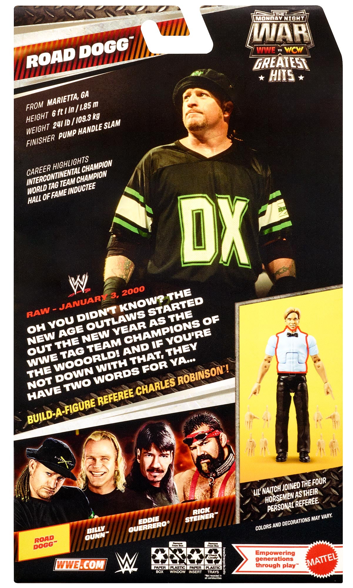 Road Dogg Monday Night War Greatest Hits WWE Elite Collection Series #3
