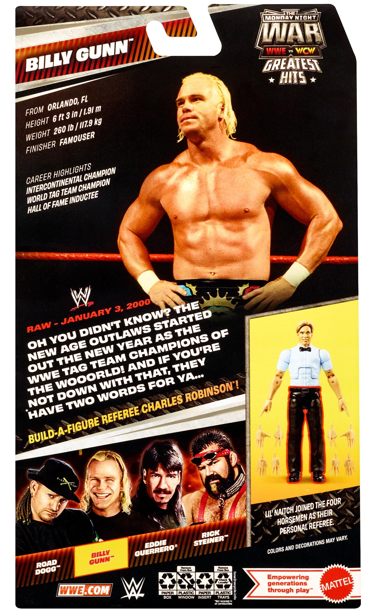 Billy Gunn Monday Night War Greatest Hits WWE Elite Collection Series #3